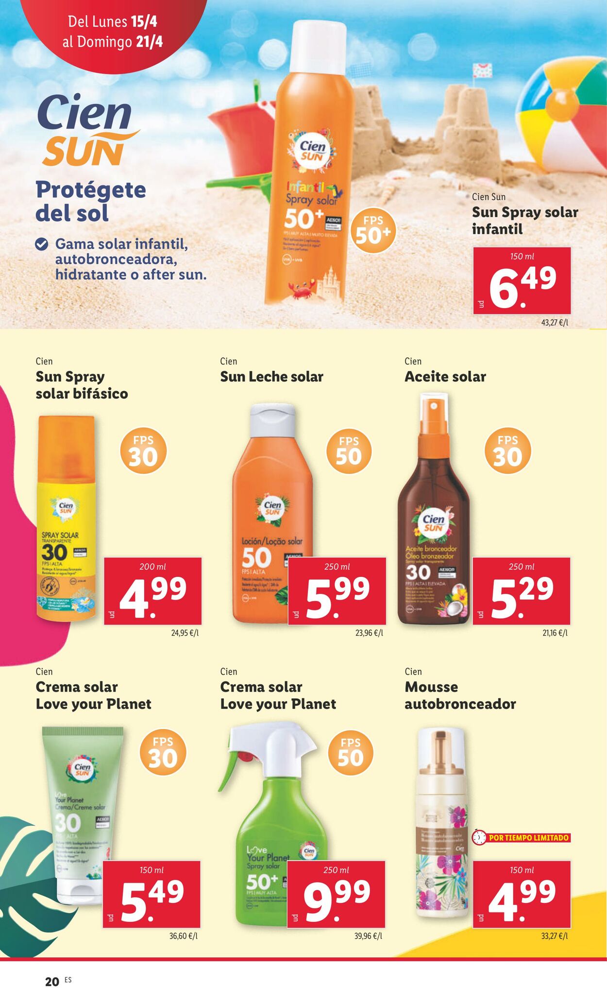 Folleto Lidl 15.04.2024 - 21.04.2024