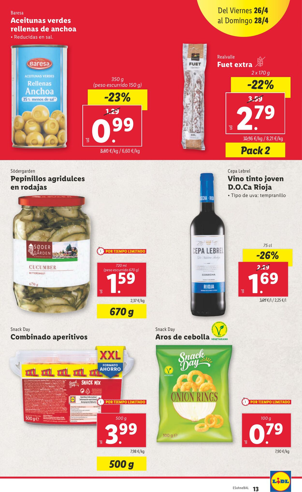 Folleto Lidl 22.04.2024 - 28.04.2024