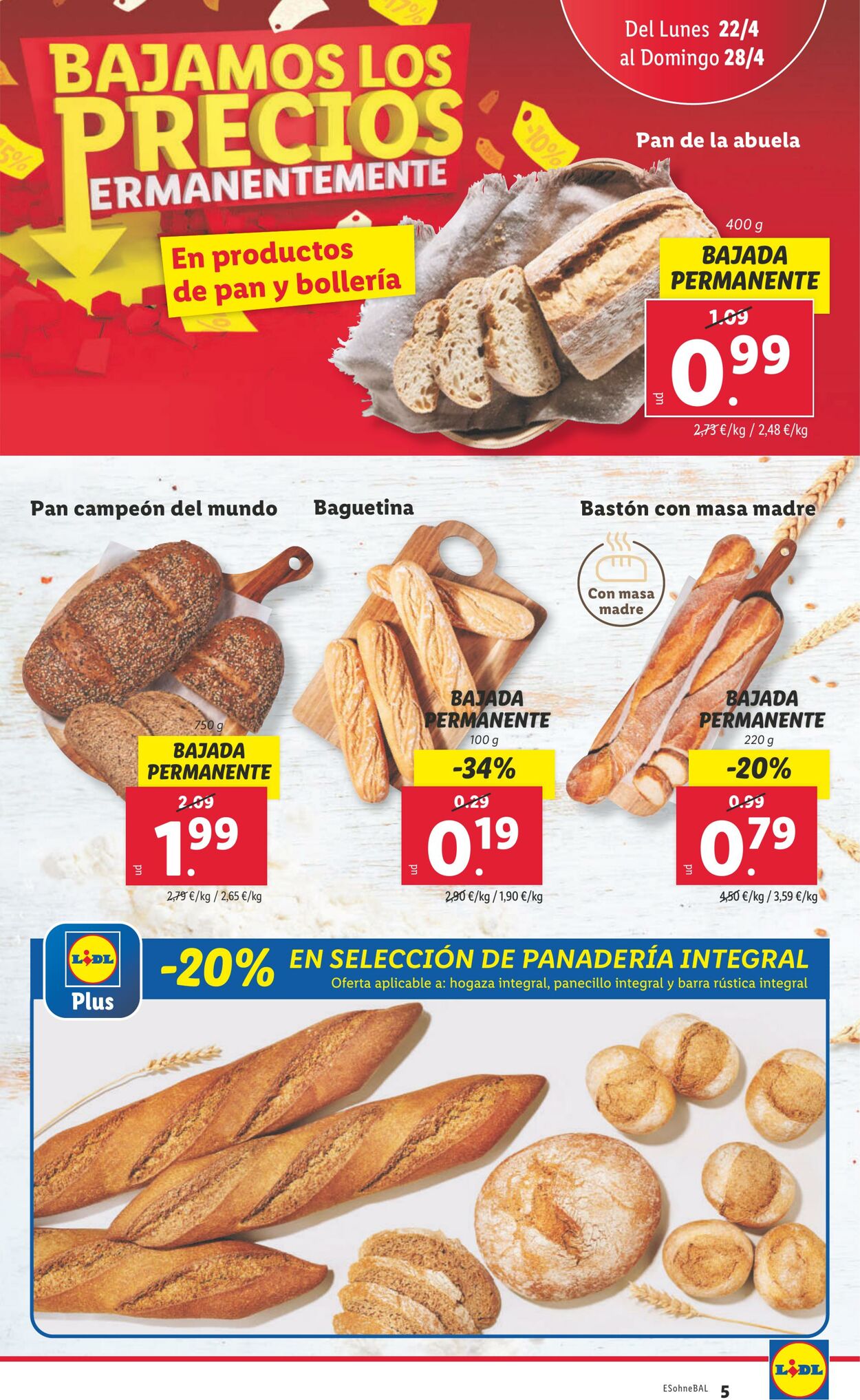 Folleto Lidl 22.04.2024 - 28.04.2024