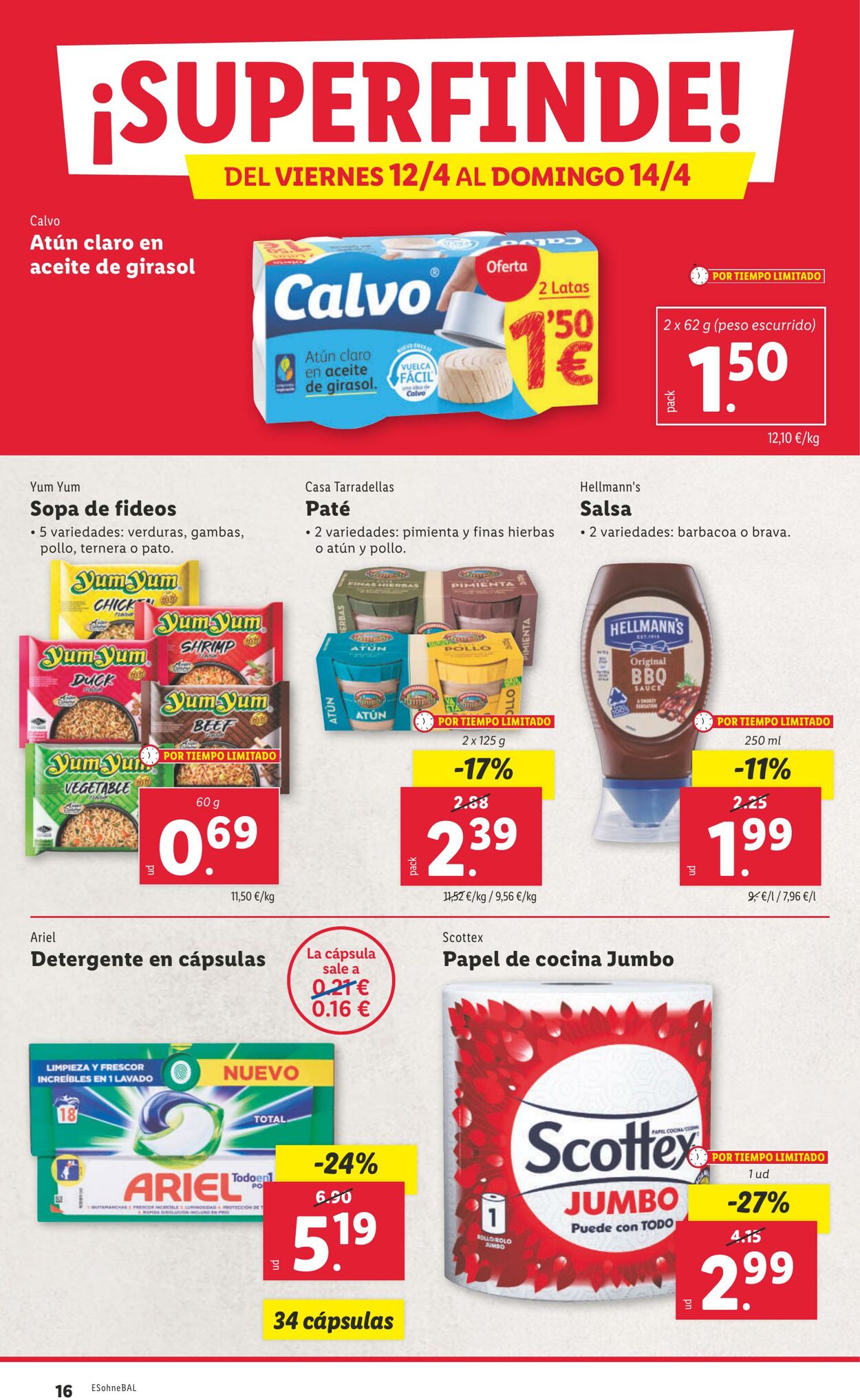 Folleto Lidl 08.04.2024 - 14.04.2024