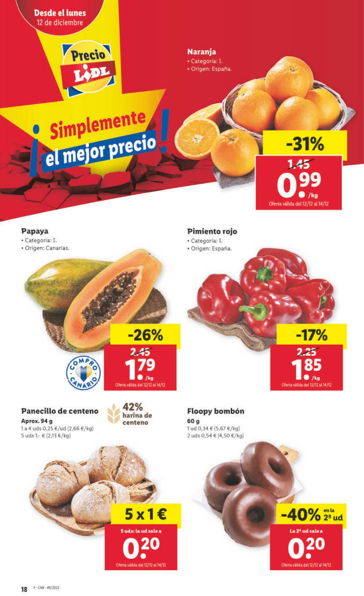 Folleto Lidl 08.12.2022 - 14.12.2022