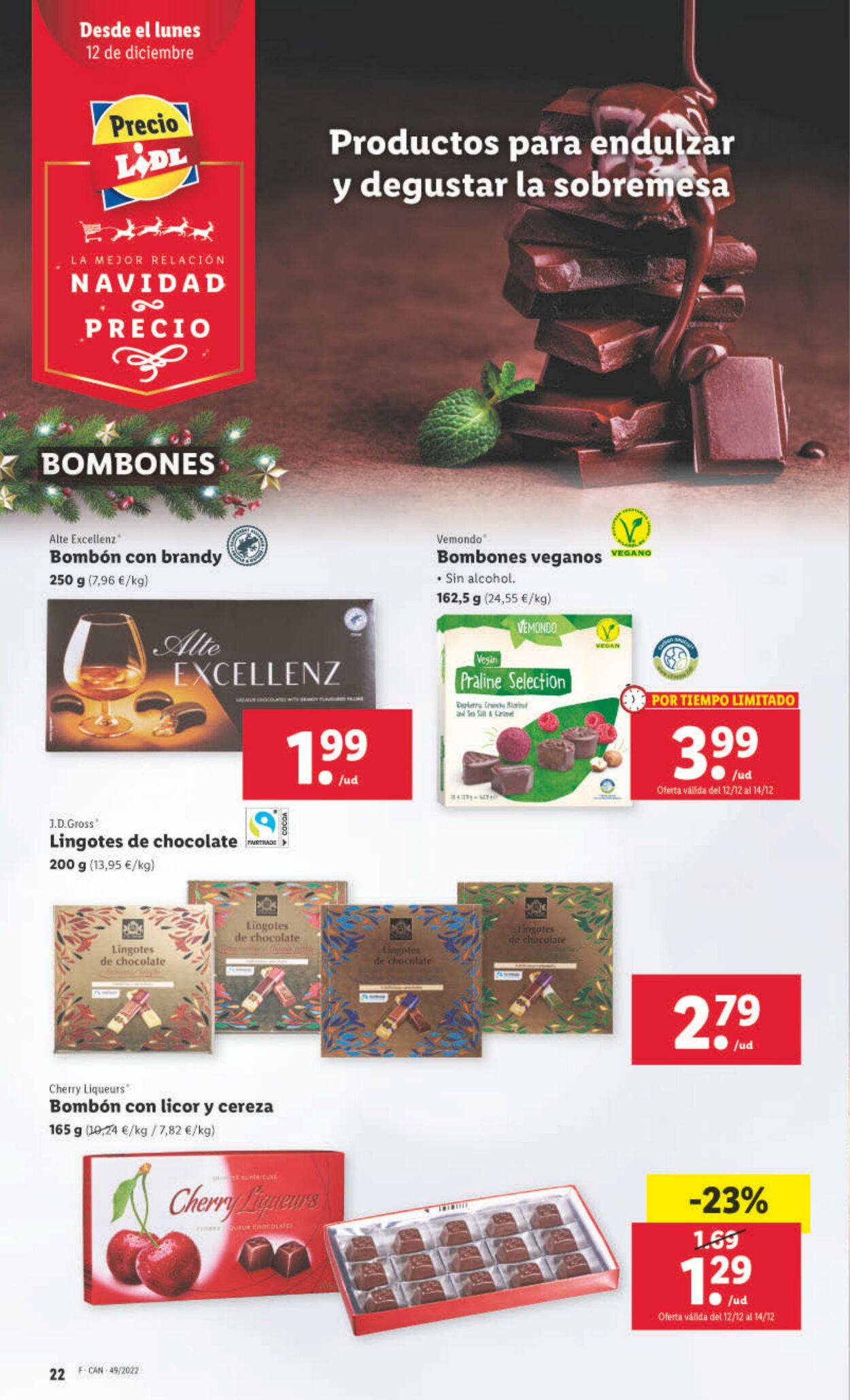 Folleto Lidl 08.12.2022 - 14.12.2022