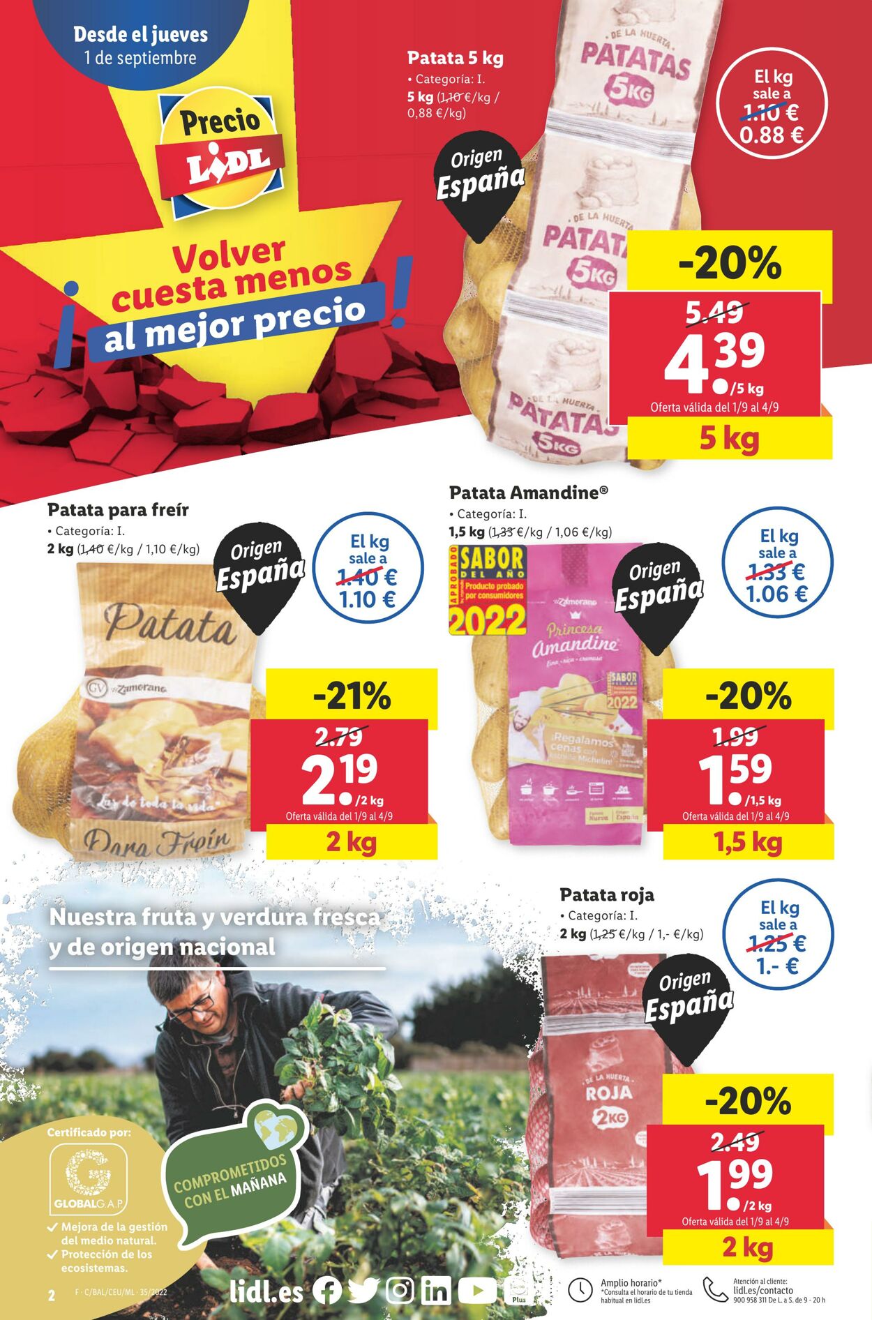 Folleto Lidl 01.09.2022 - 07.09.2022