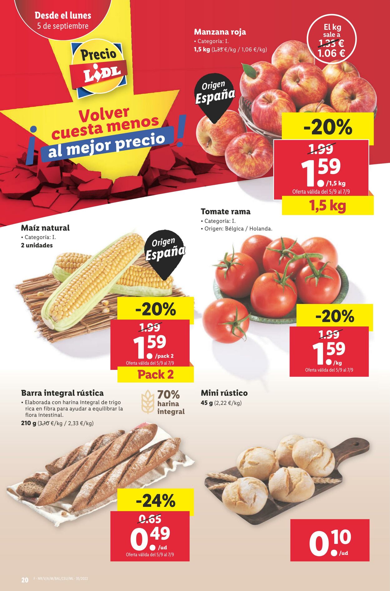 Folleto Lidl 01.09.2022 - 07.09.2022