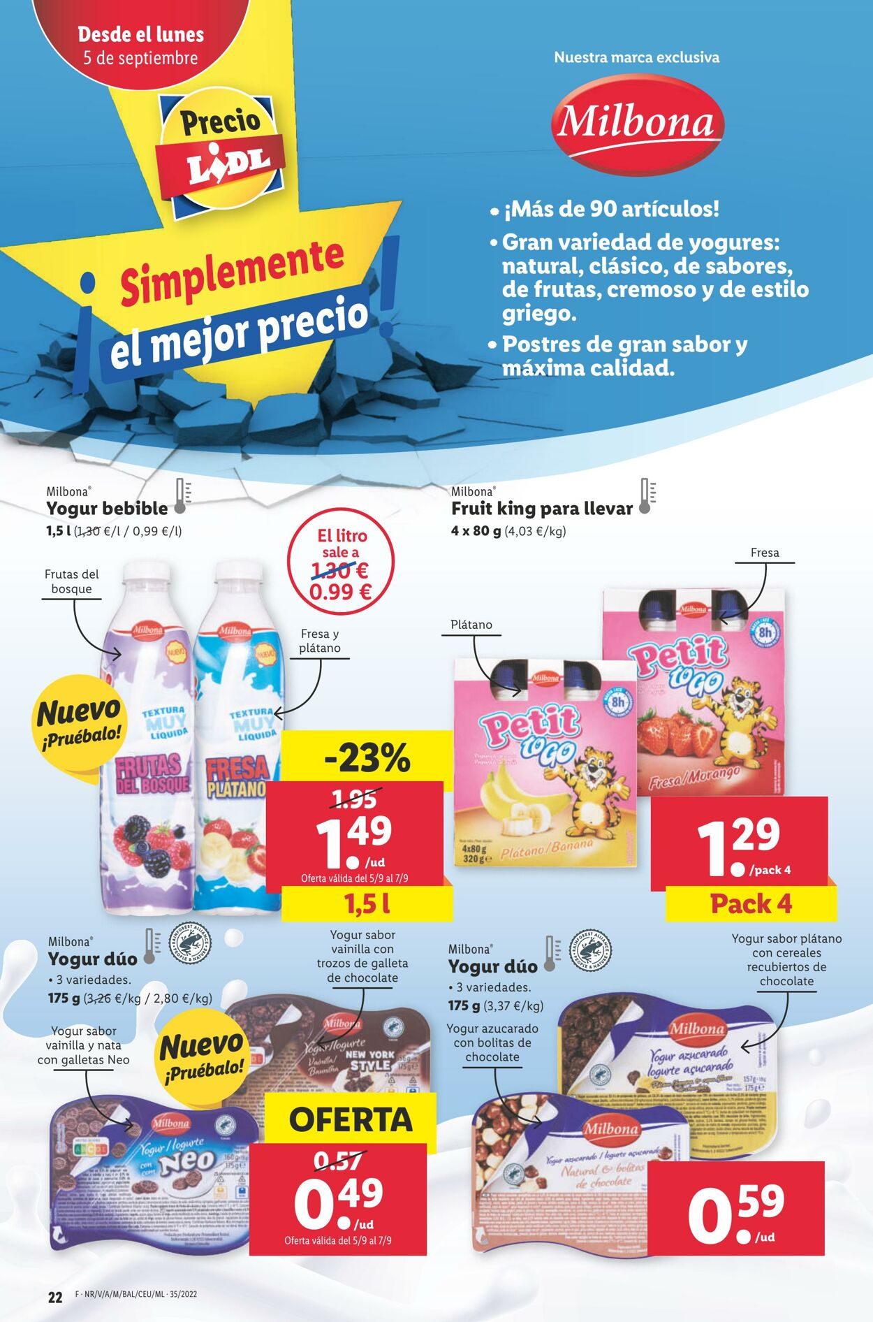 Folleto Lidl 01.09.2022 - 07.09.2022