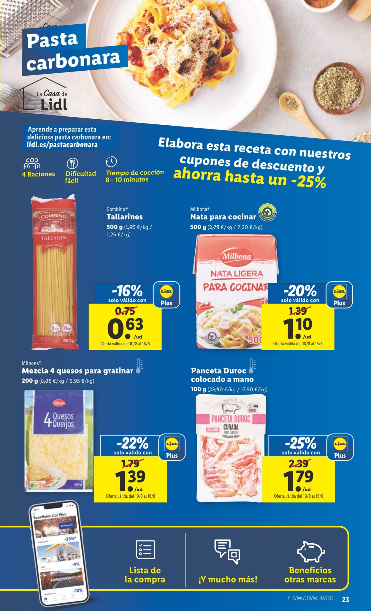 Folleto Lidl 10.08.2023 - 16.08.2023