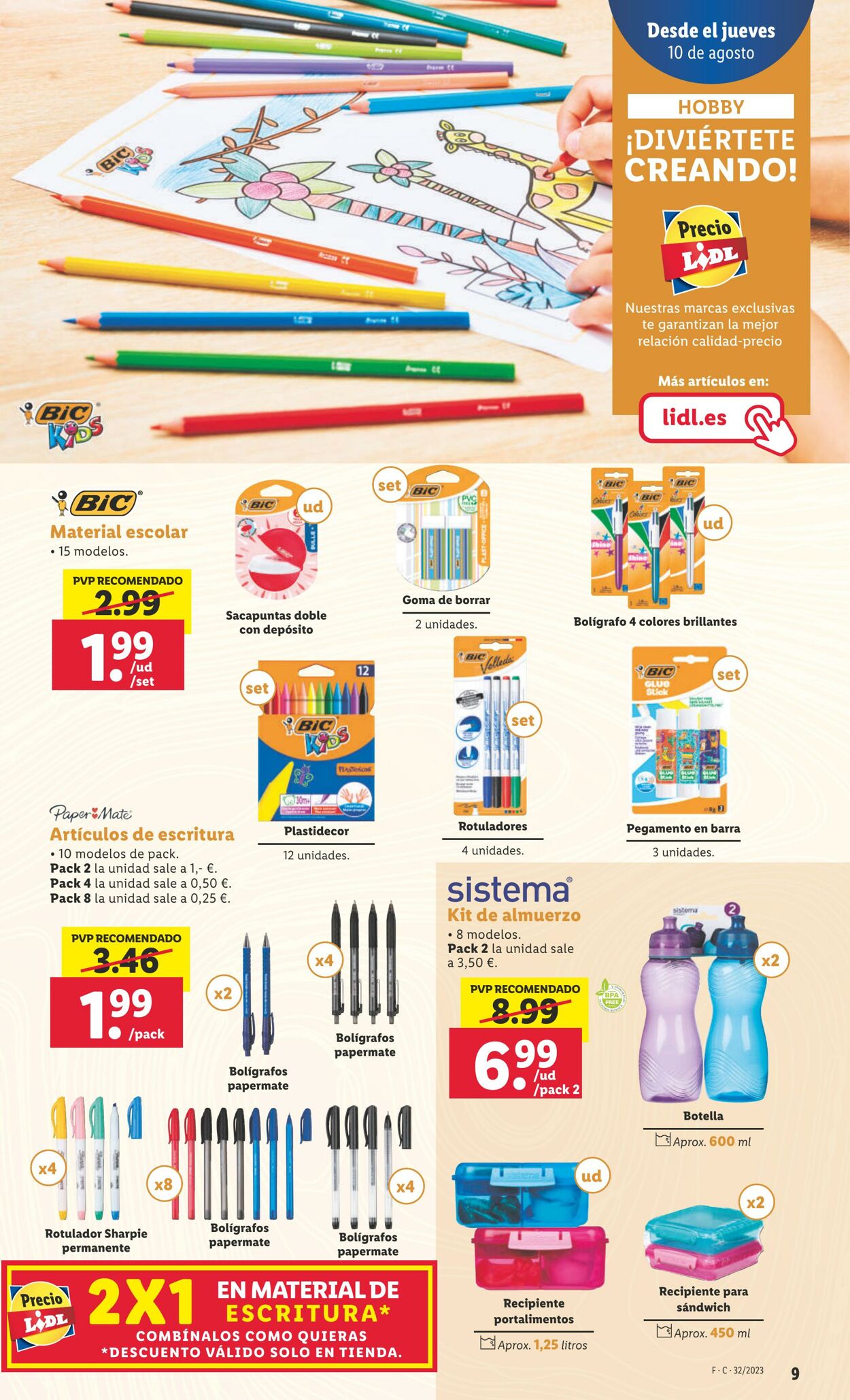 Folleto Lidl 10.08.2023 - 16.08.2023