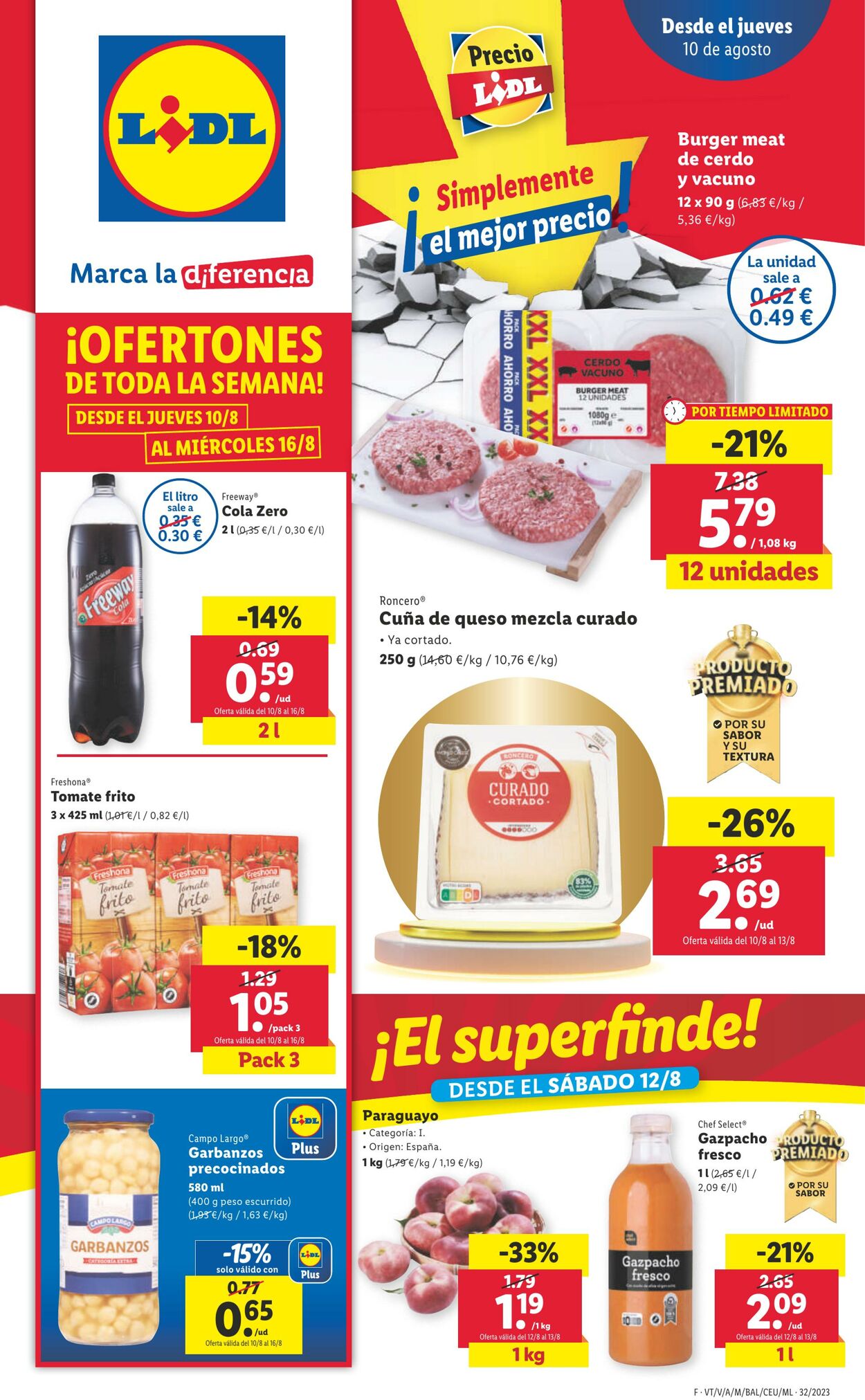 Folleto Lidl 10.08.2023 - 16.08.2023