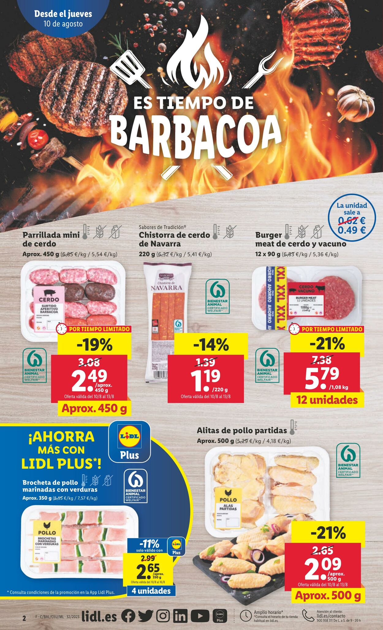 Folleto Lidl 10.08.2023 - 16.08.2023