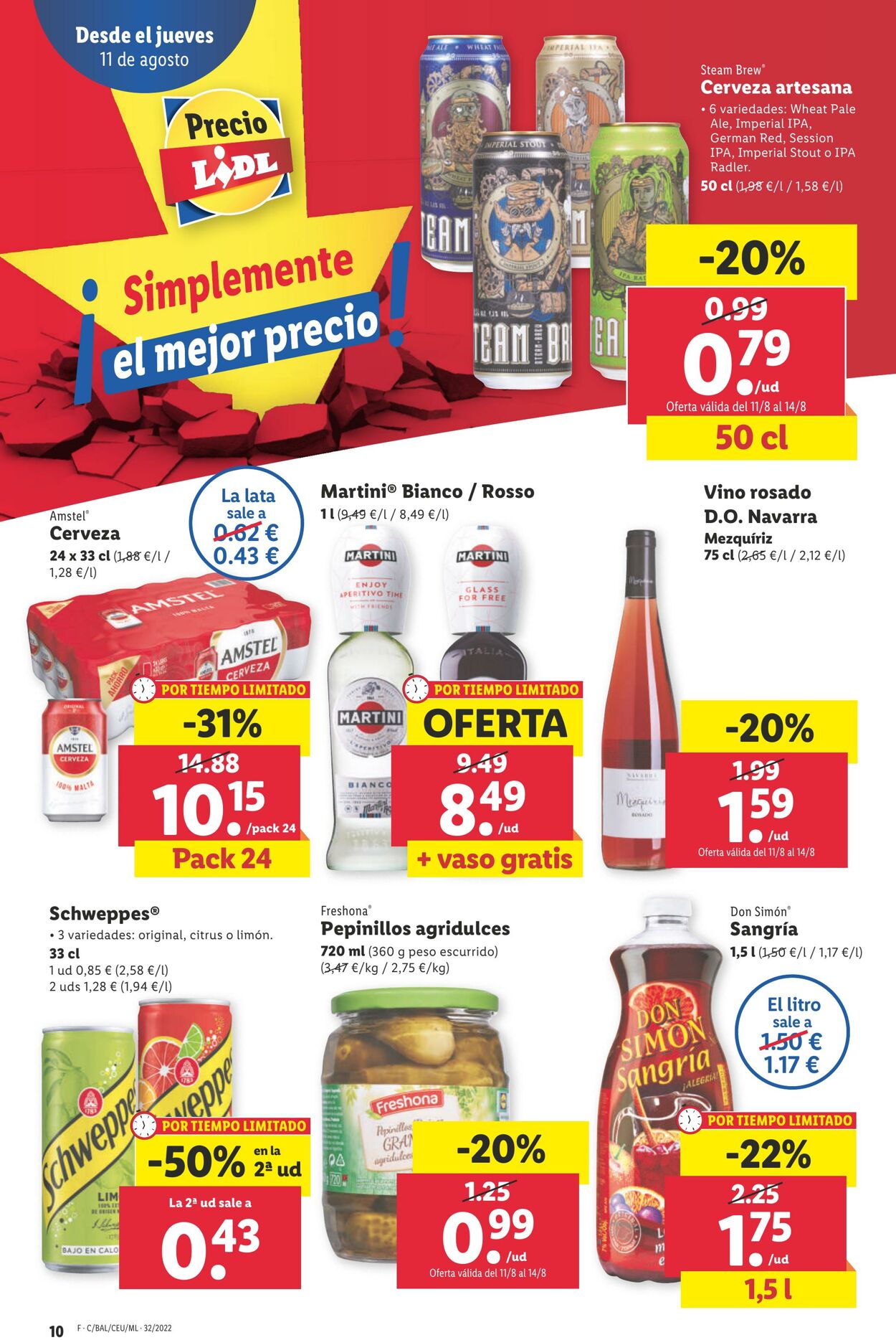 Folleto Lidl 11.08.2022 - 17.08.2022