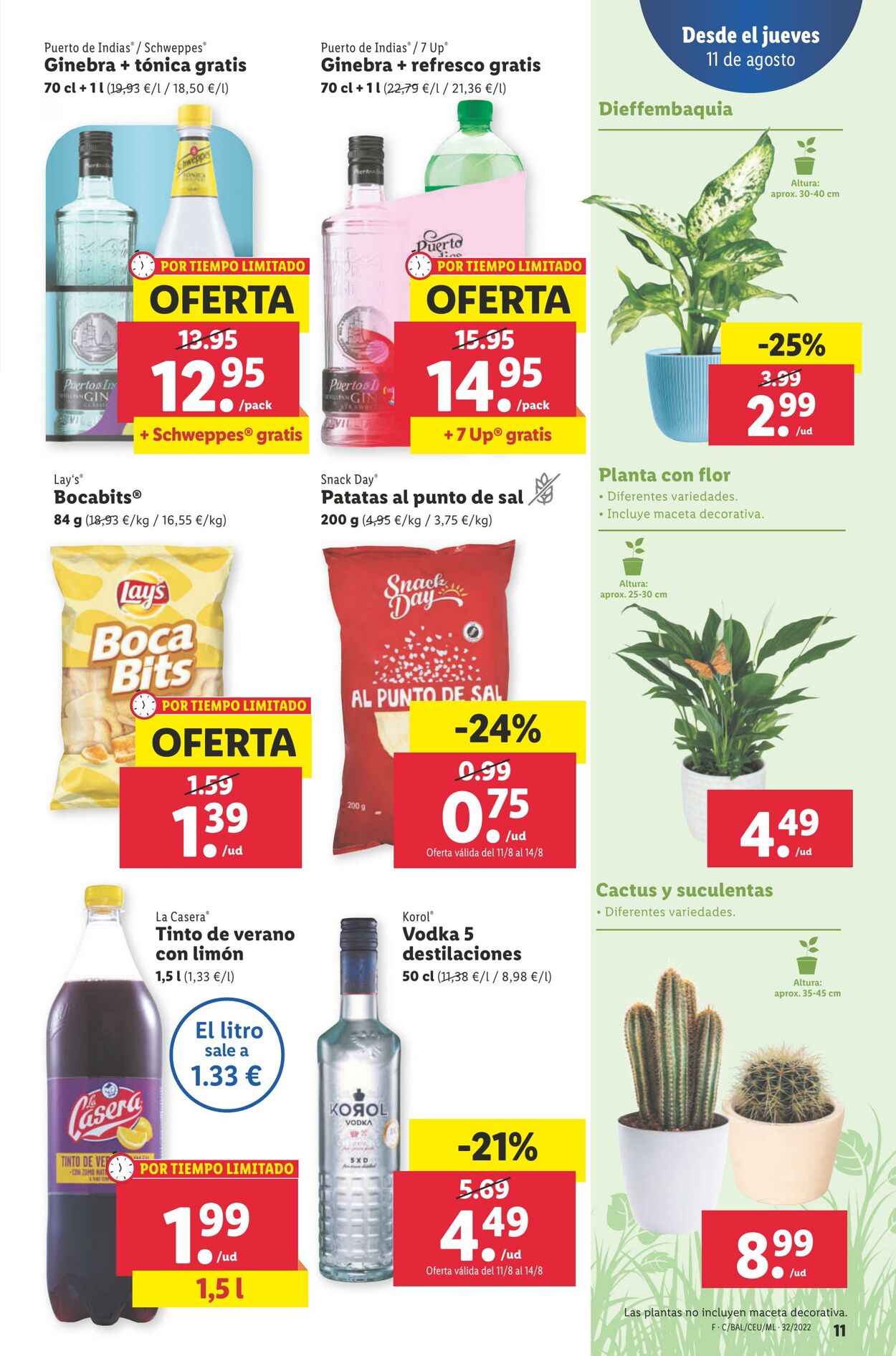 Folleto Lidl 11.08.2022 - 17.08.2022