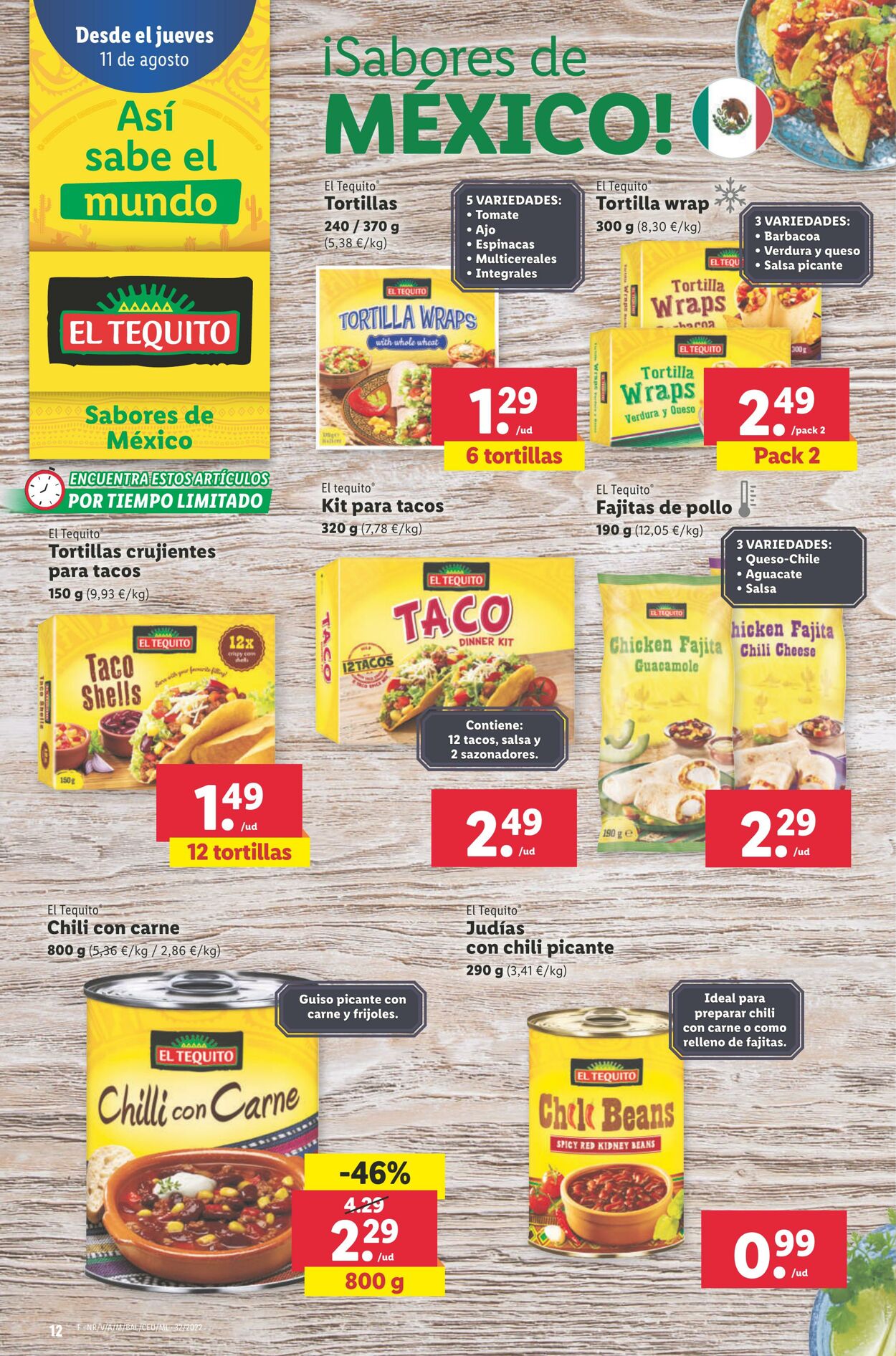 Folleto Lidl 11.08.2022 - 17.08.2022