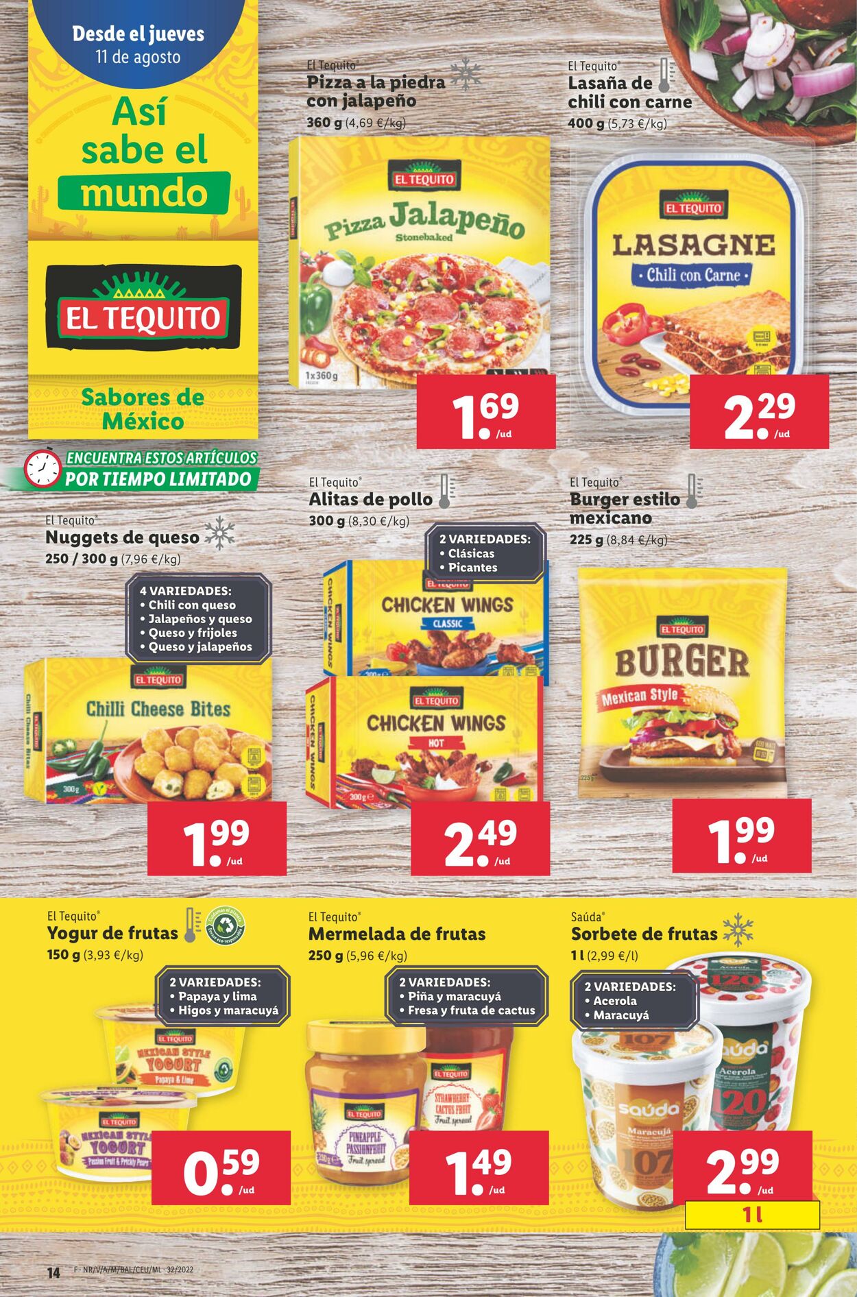 Folleto Lidl 11.08.2022 - 17.08.2022