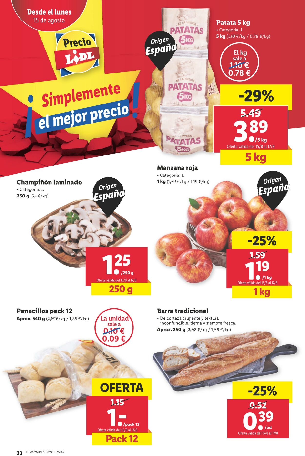 Folleto Lidl 11.08.2022 - 17.08.2022