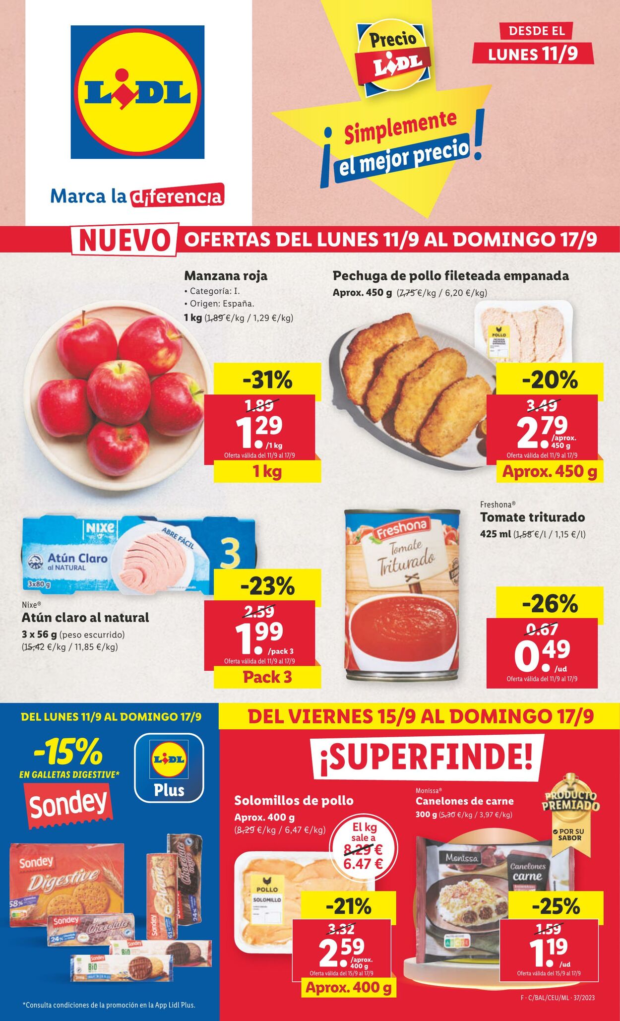 Folleto Lidl 11.09.2023 - 17.09.2023