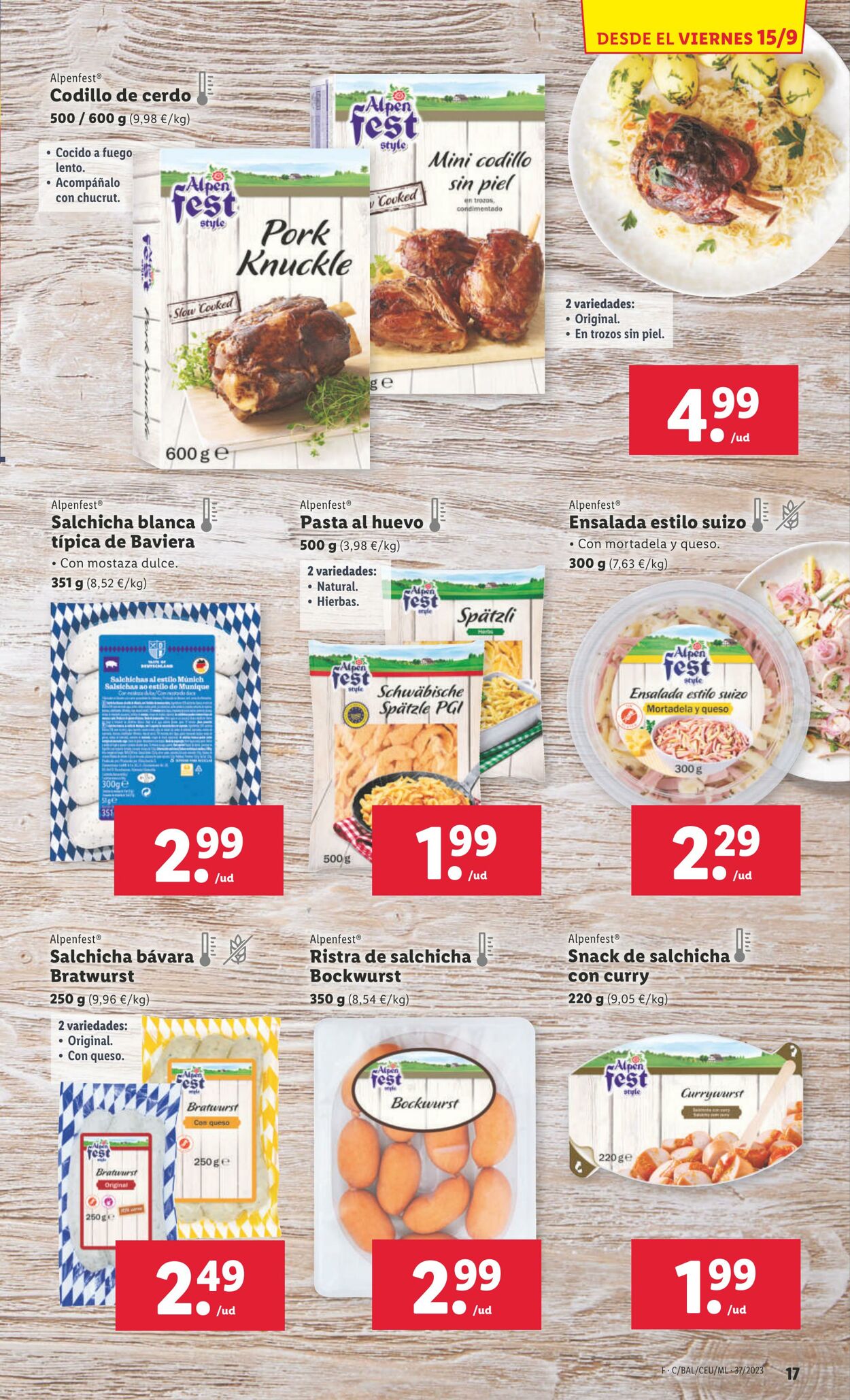 Folleto Lidl 11.09.2023 - 17.09.2023