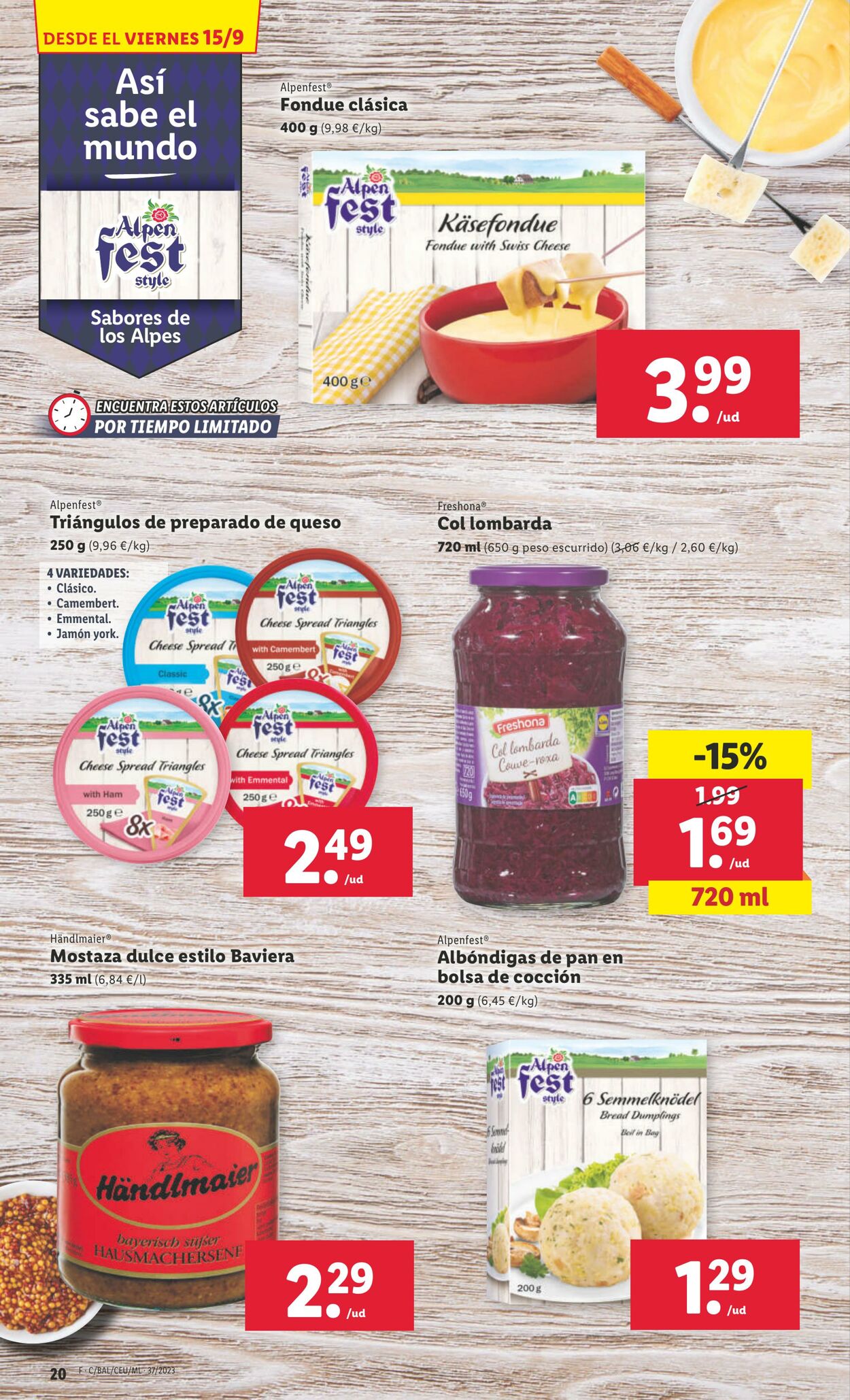 Folleto Lidl 11.09.2023 - 17.09.2023