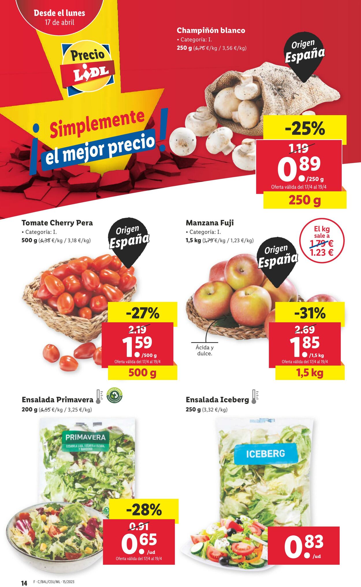 Folleto Lidl 13.04.2023 - 19.04.2023