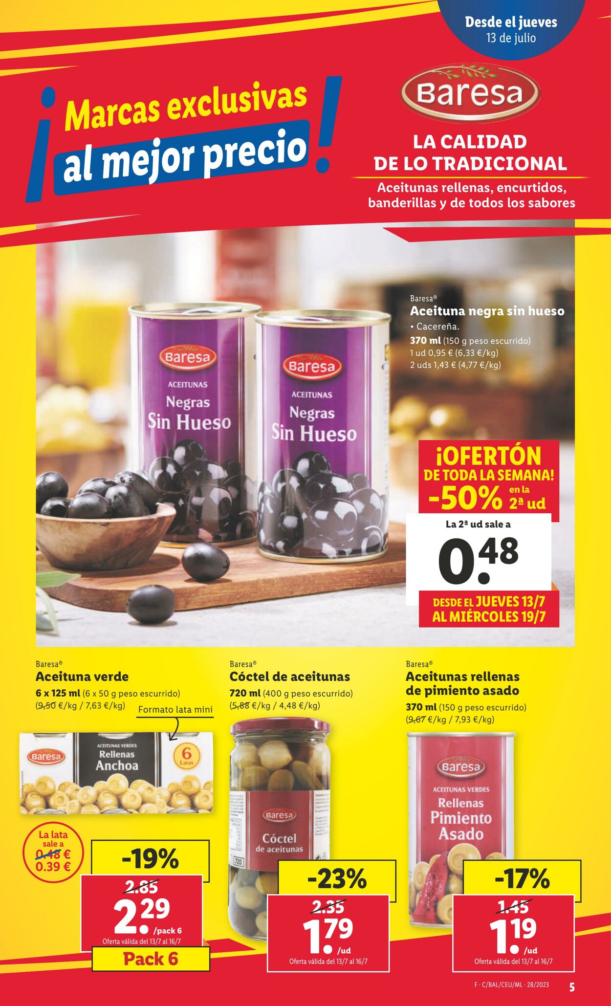 Folleto Lidl 13.07.2023 - 19.07.2023