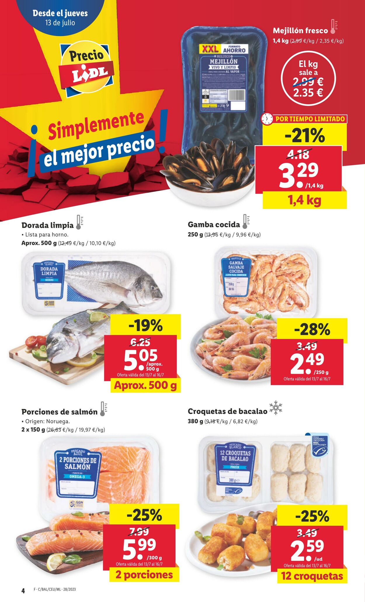 Folleto Lidl 13.07.2023 - 19.07.2023