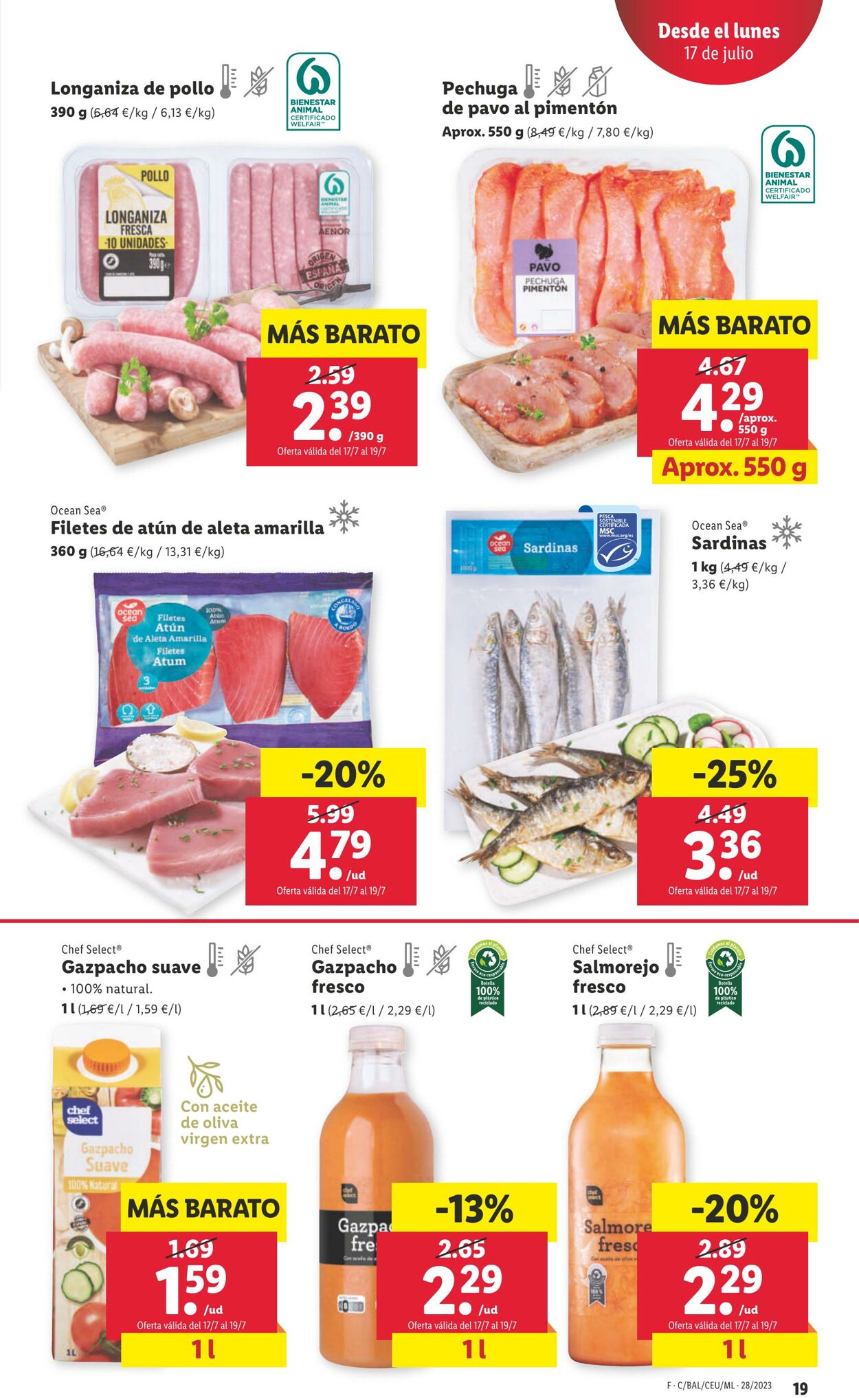 Folleto Lidl 13.07.2023 - 19.07.2023