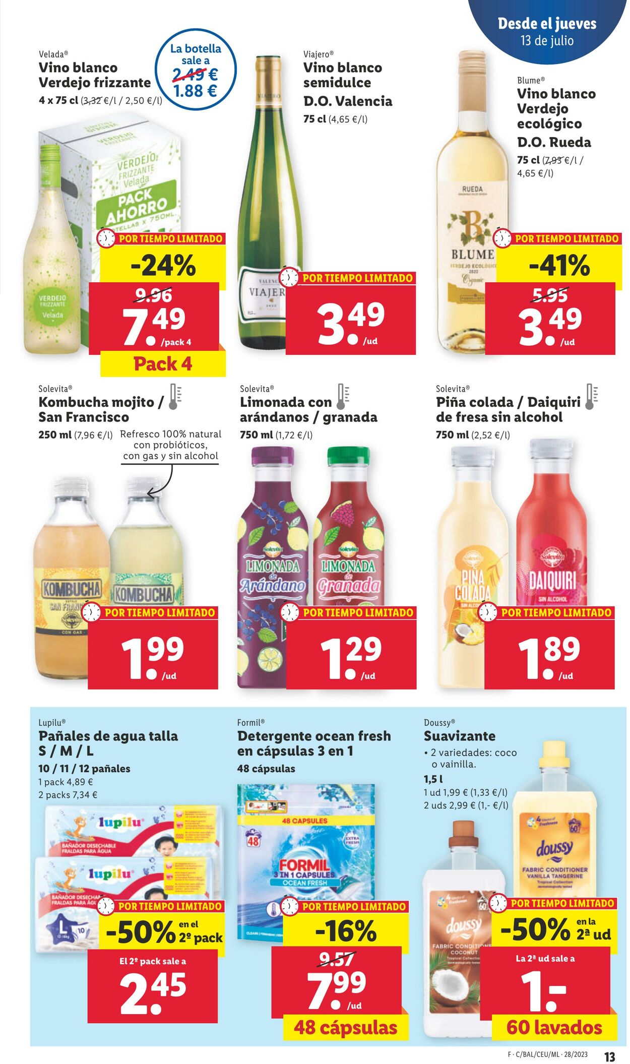 Folleto Lidl 13.07.2023 - 19.07.2023