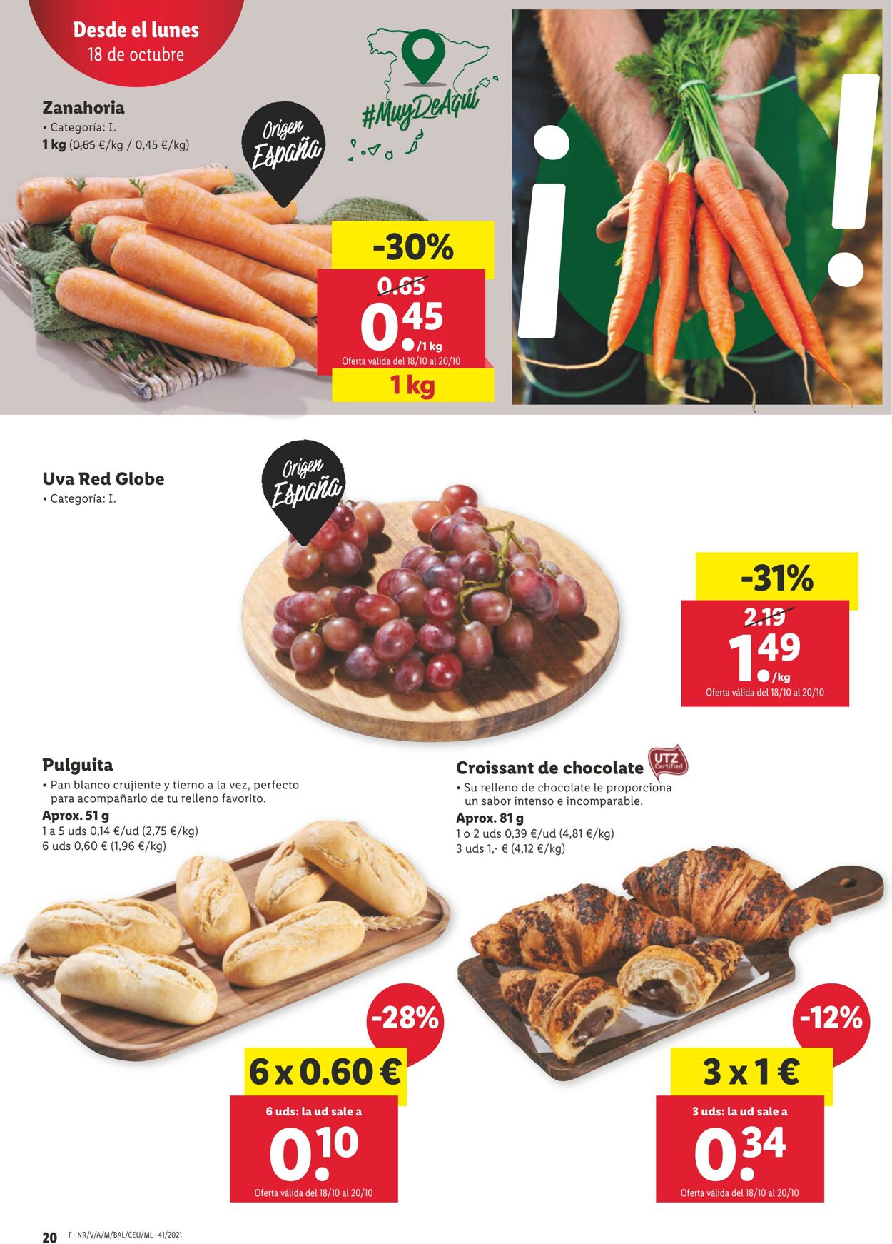 Folleto Lidl 07.10.2021 - 20.10.2021