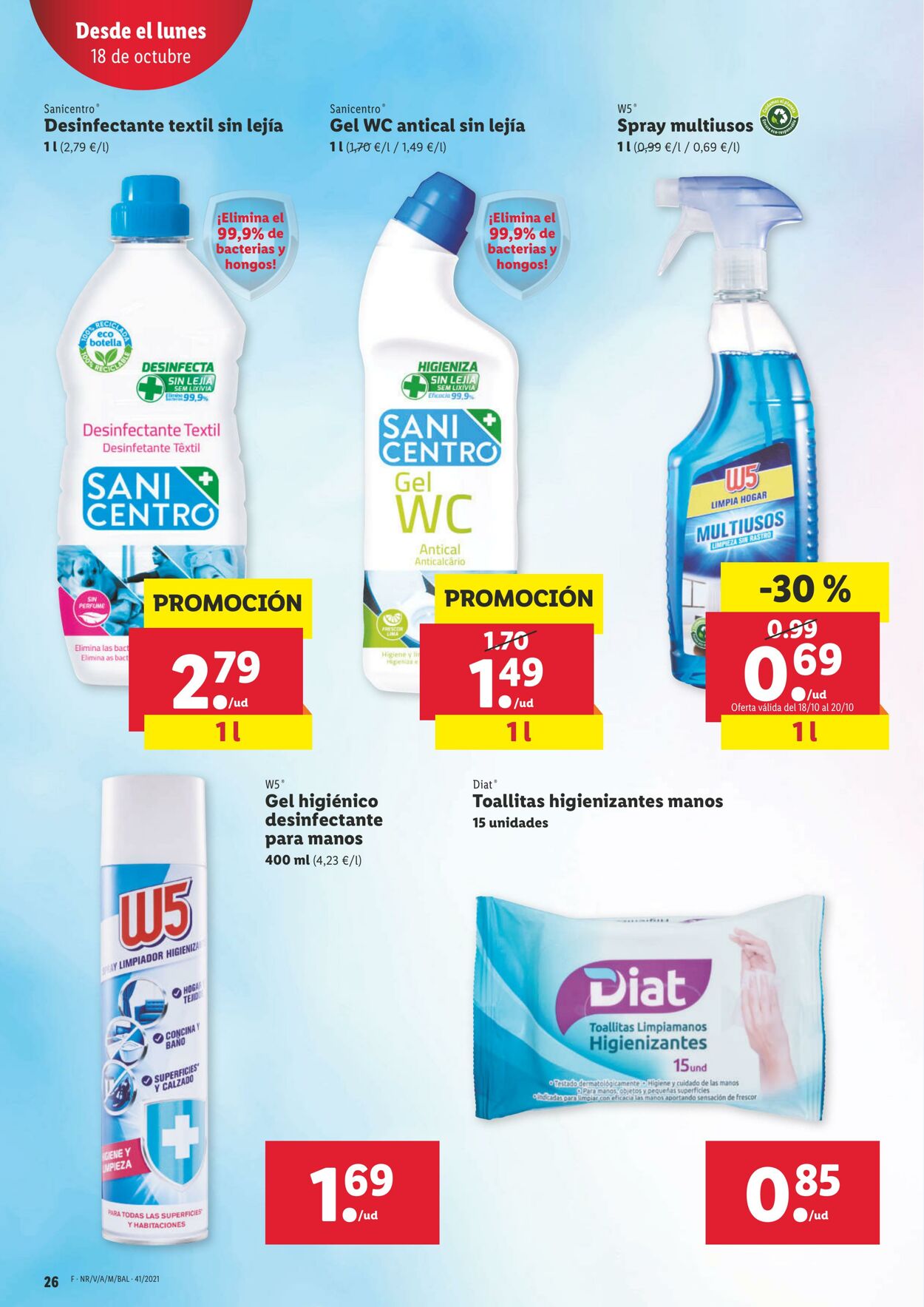 Folleto Lidl 07.10.2021 - 20.10.2021