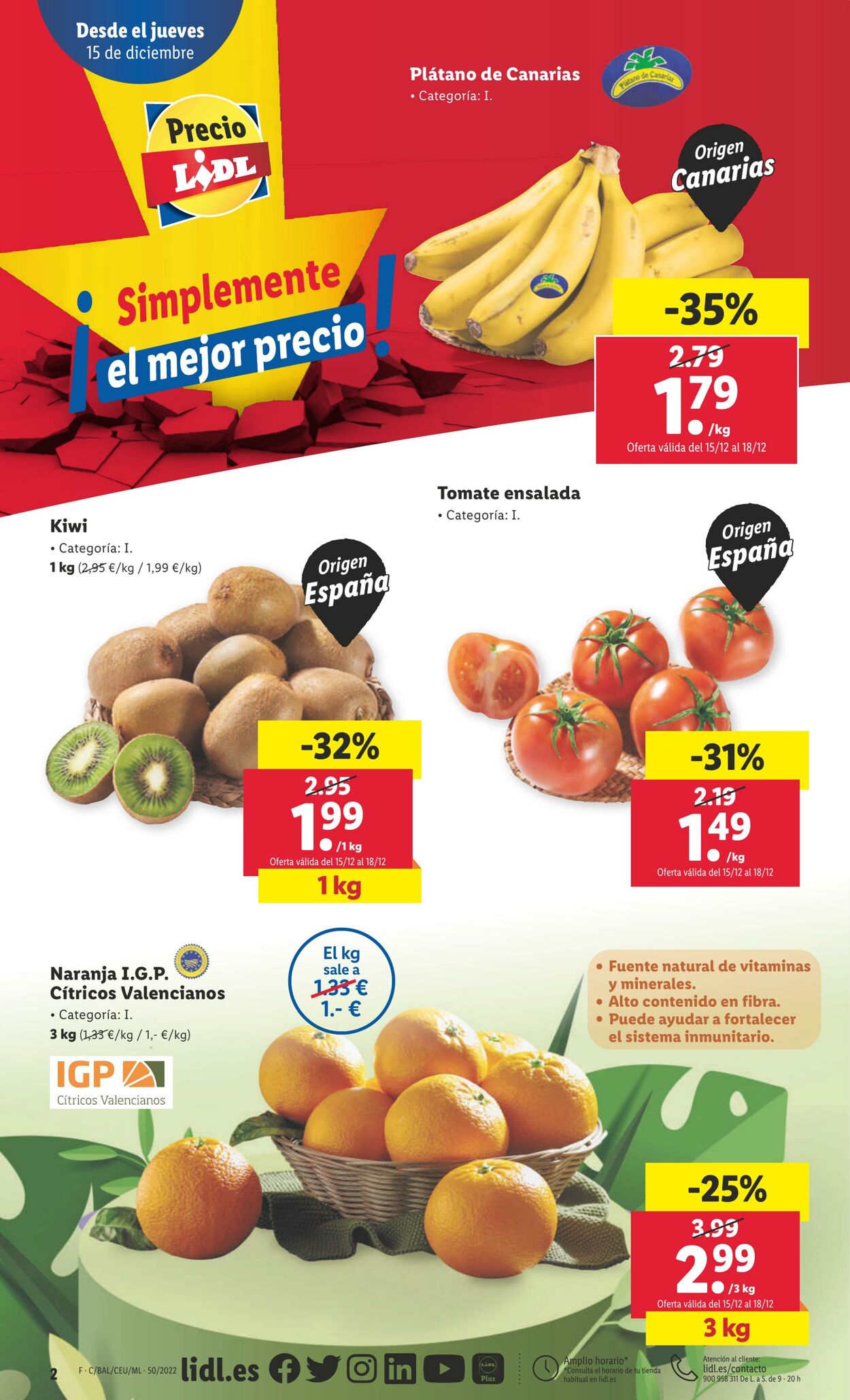 Folleto Lidl 15.12.2022 - 21.12.2022