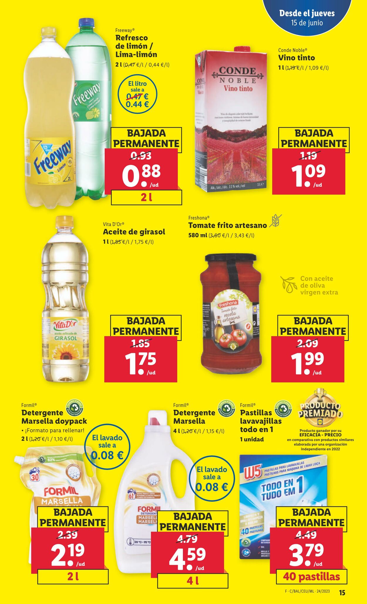 Folleto Lidl 15.06.2023 - 22.06.2023