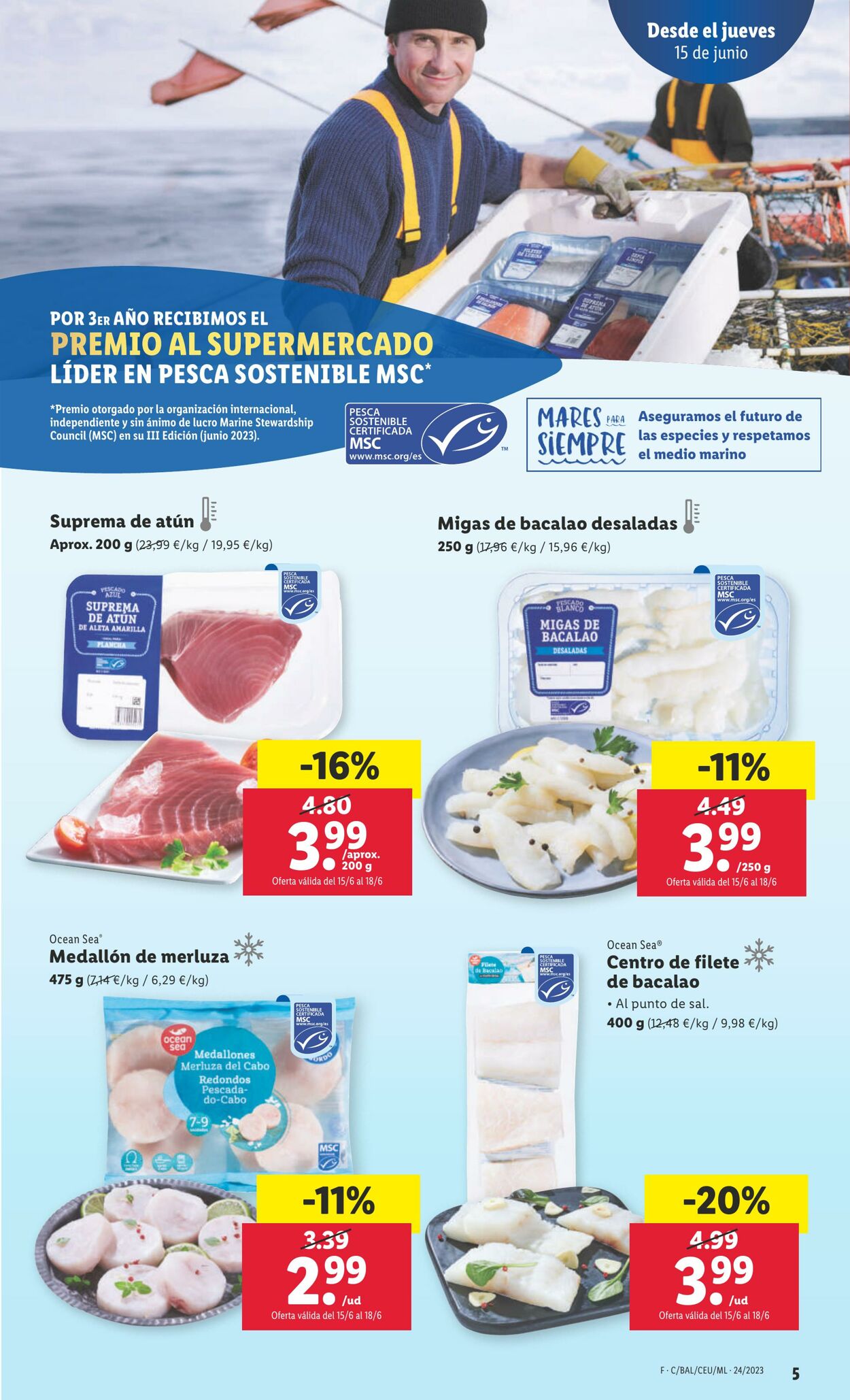 Folleto Lidl 15.06.2023 - 22.06.2023