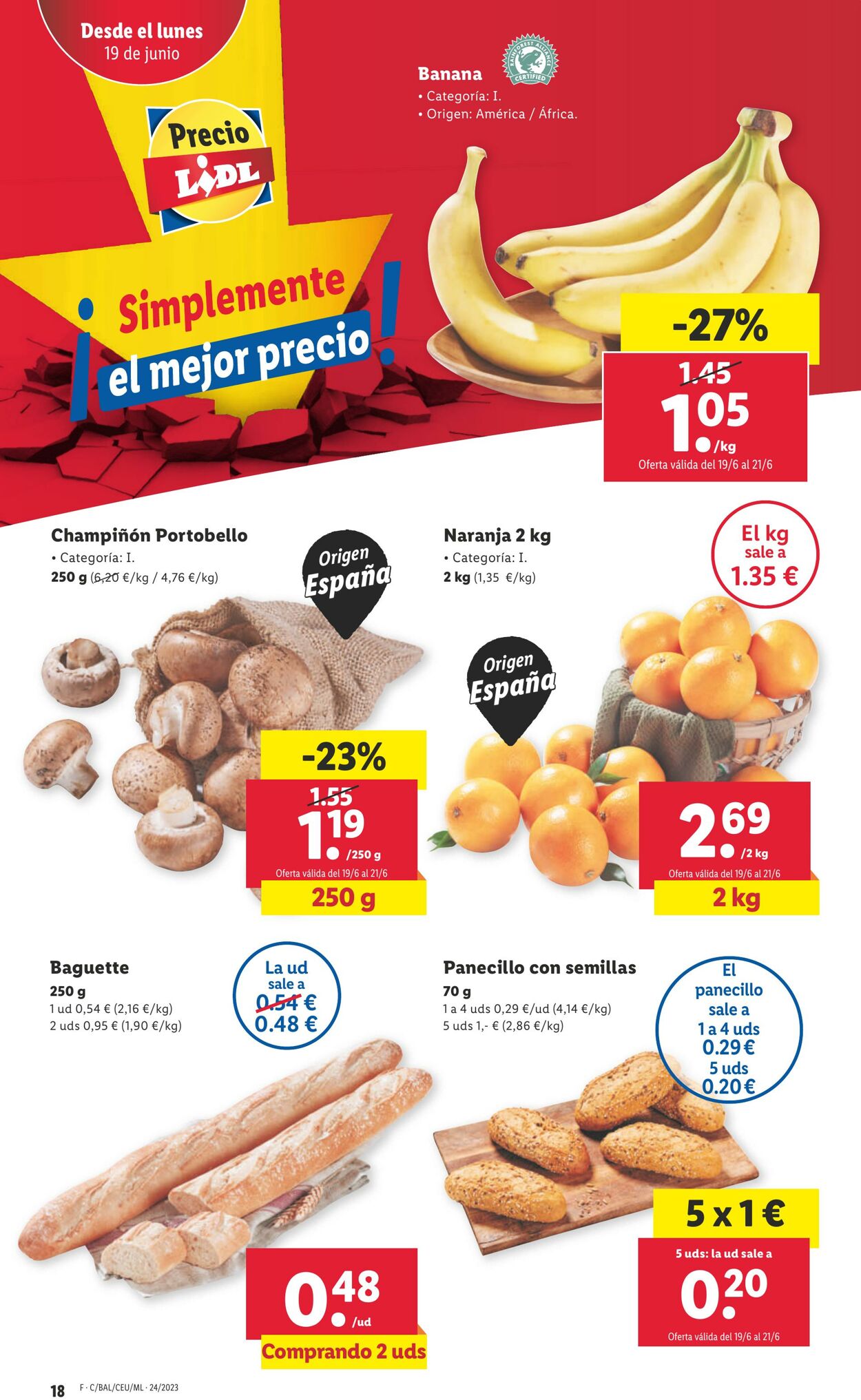 Folleto Lidl 15.06.2023 - 21.06.2023