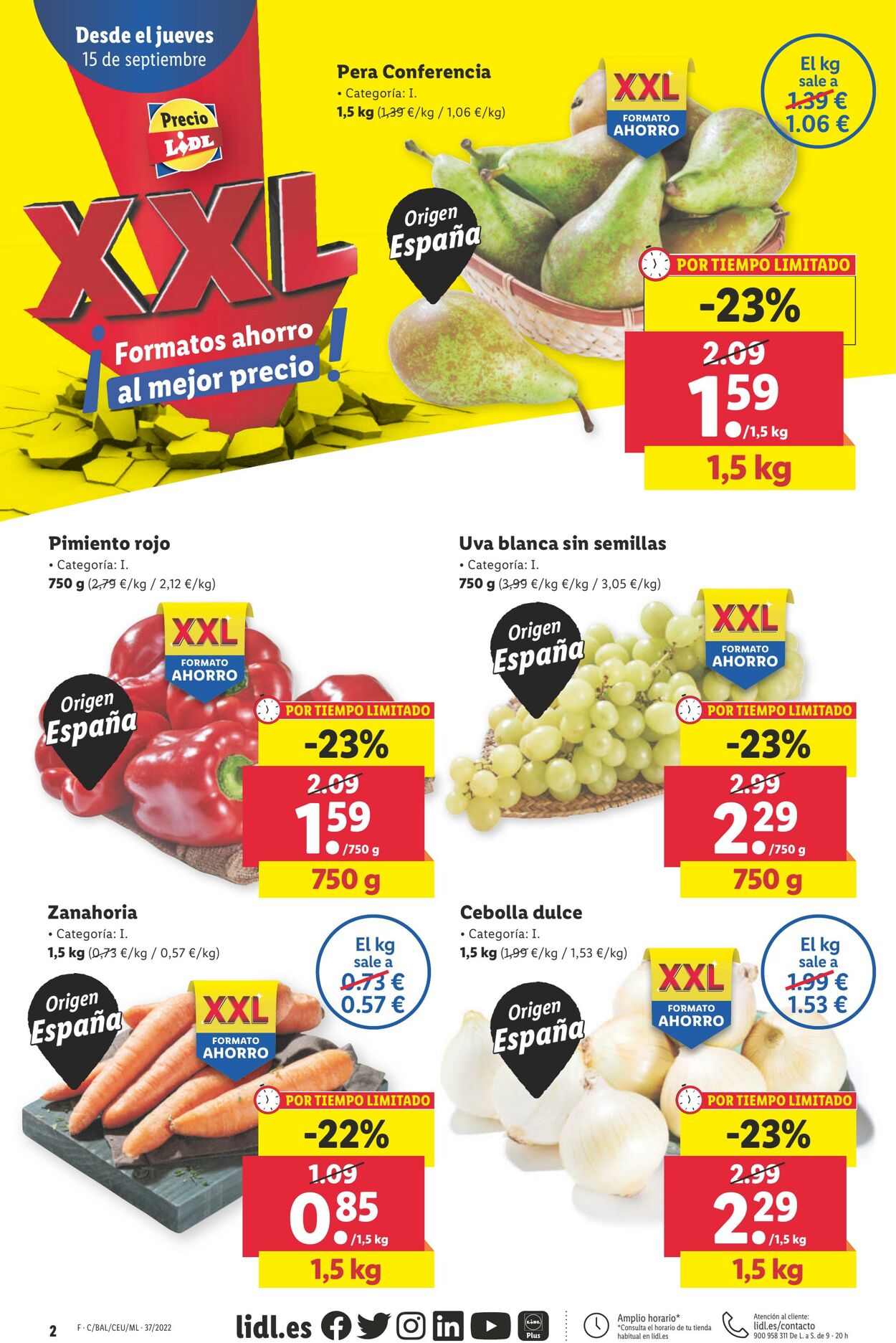 Folleto Lidl 15.09.2022 - 21.09.2022