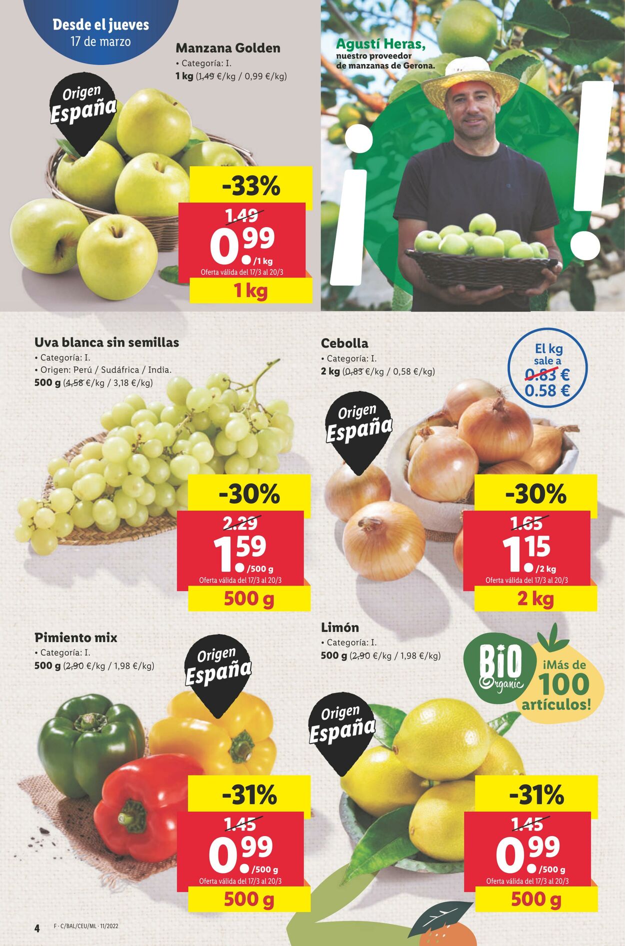 Folleto Lidl 17.03.2022 - 21.03.2022