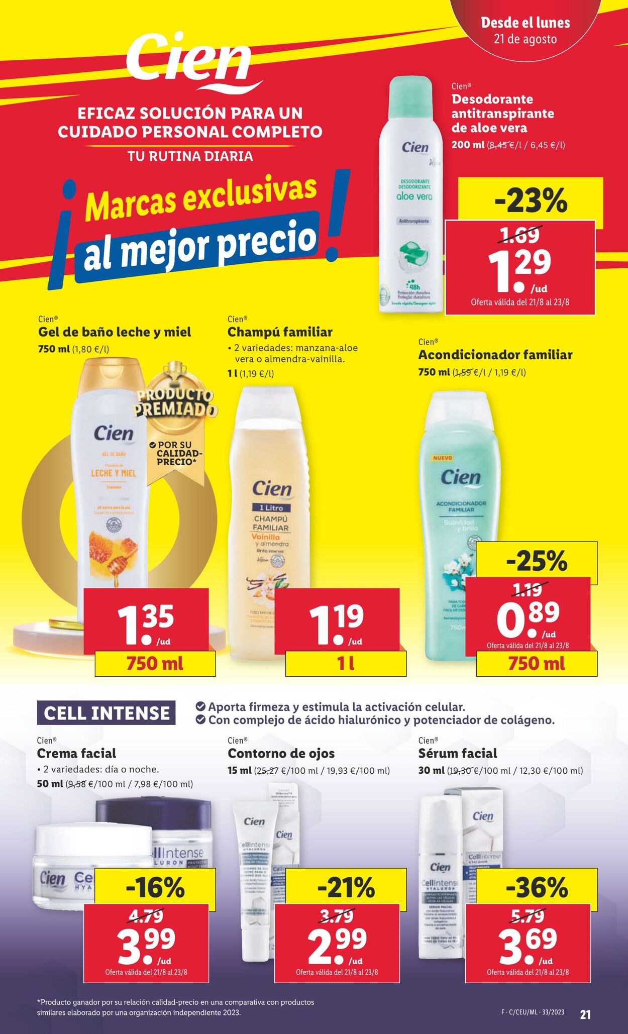 Folleto Lidl 17.08.2023 - 23.08.2023