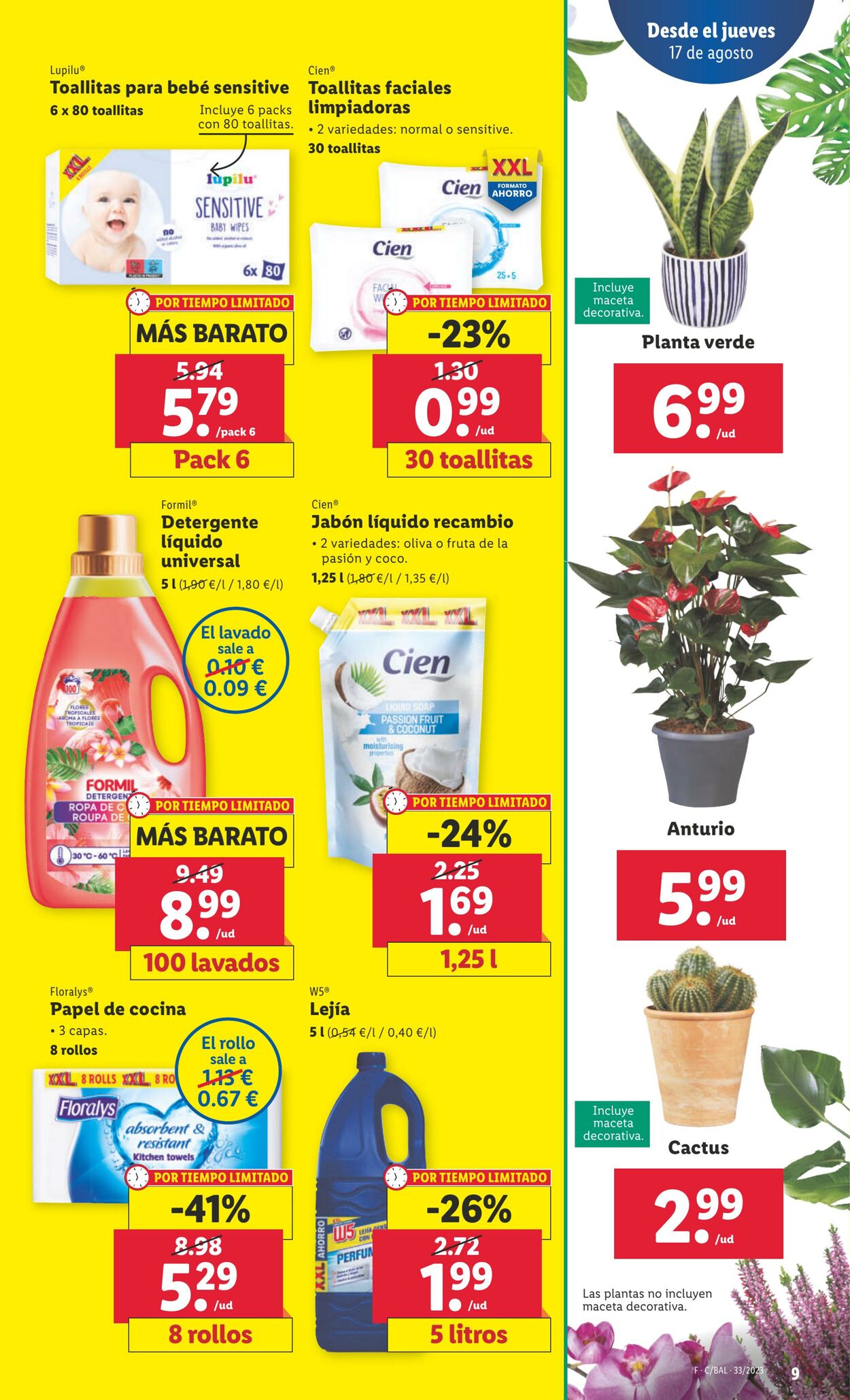 Folleto Lidl 17.08.2023 - 23.08.2023