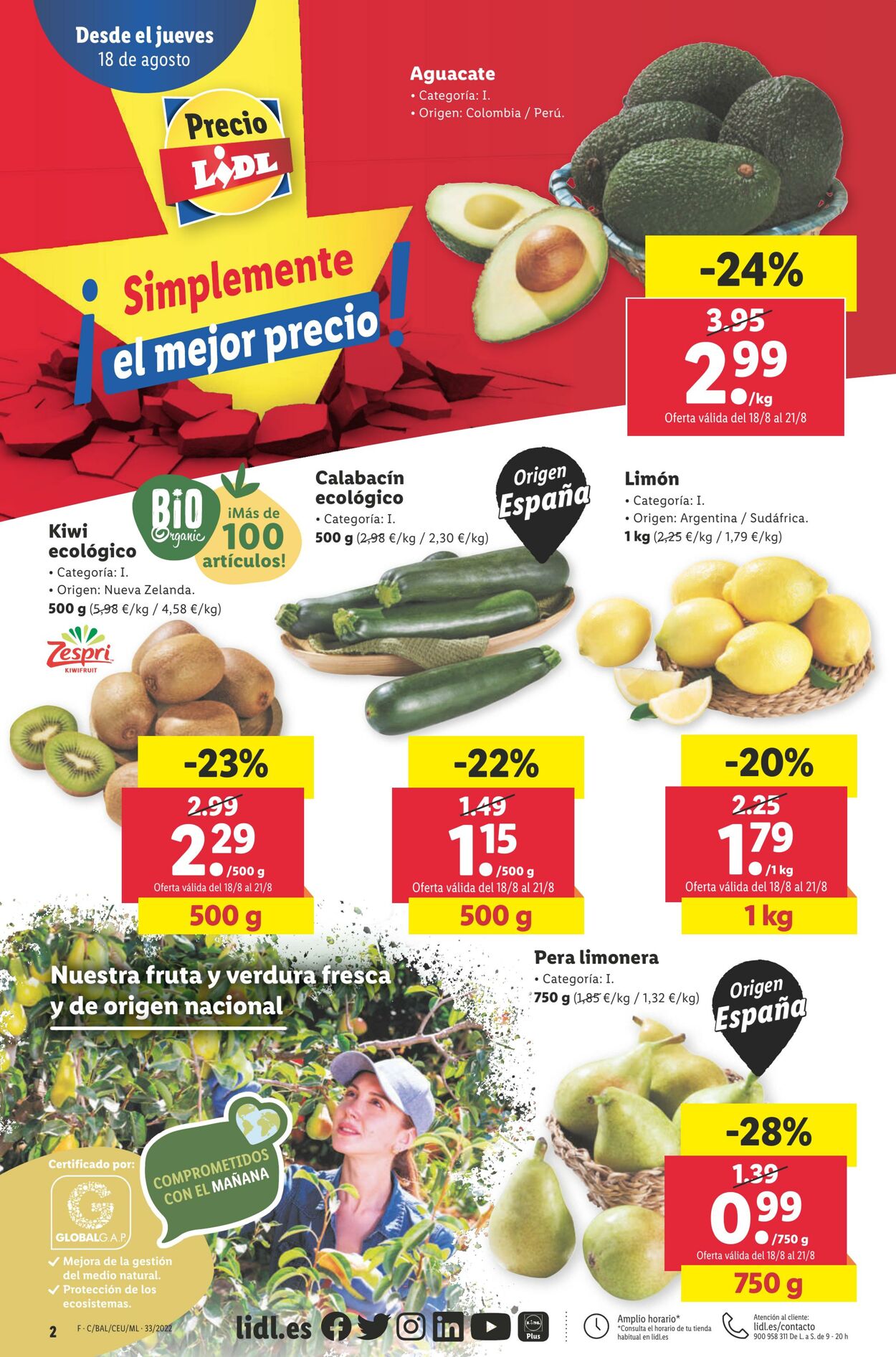 Folleto Lidl 18.08.2022 - 24.08.2022