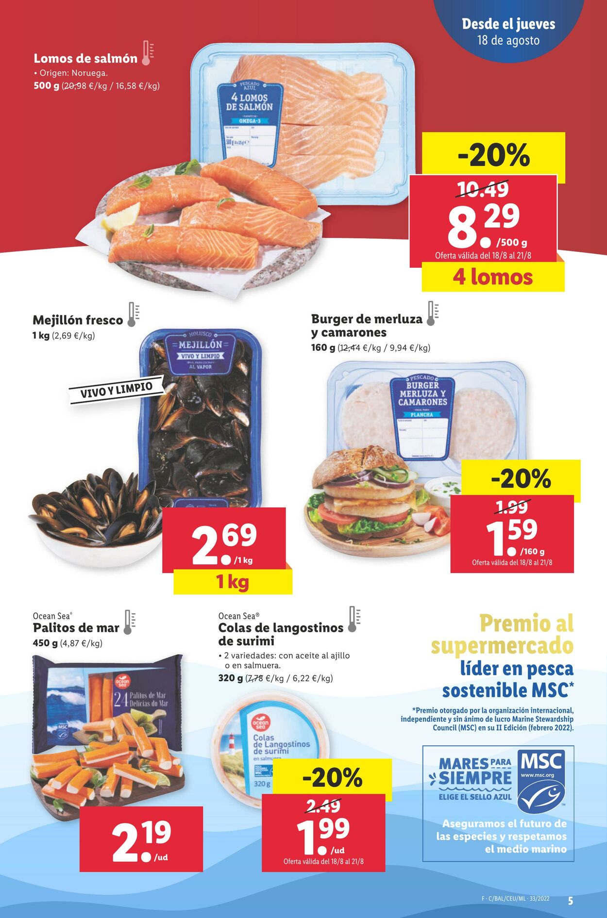 Folleto Lidl 18.08.2022 - 24.08.2022