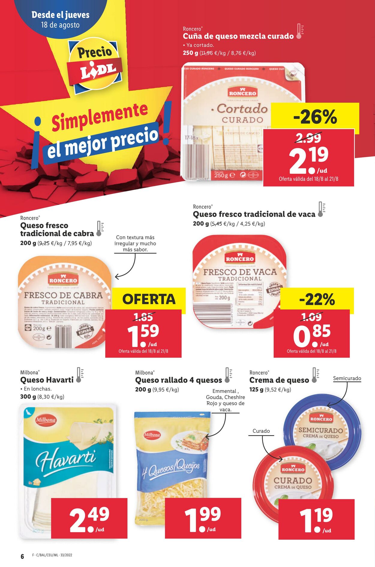 Folleto Lidl 18.08.2022 - 24.08.2022