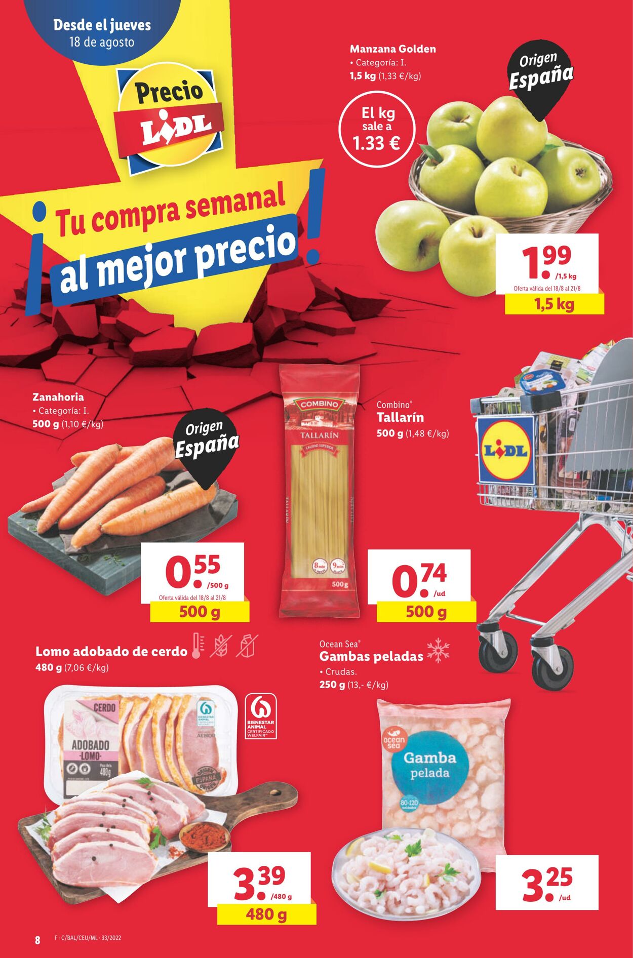 Folleto Lidl 18.08.2022 - 24.08.2022