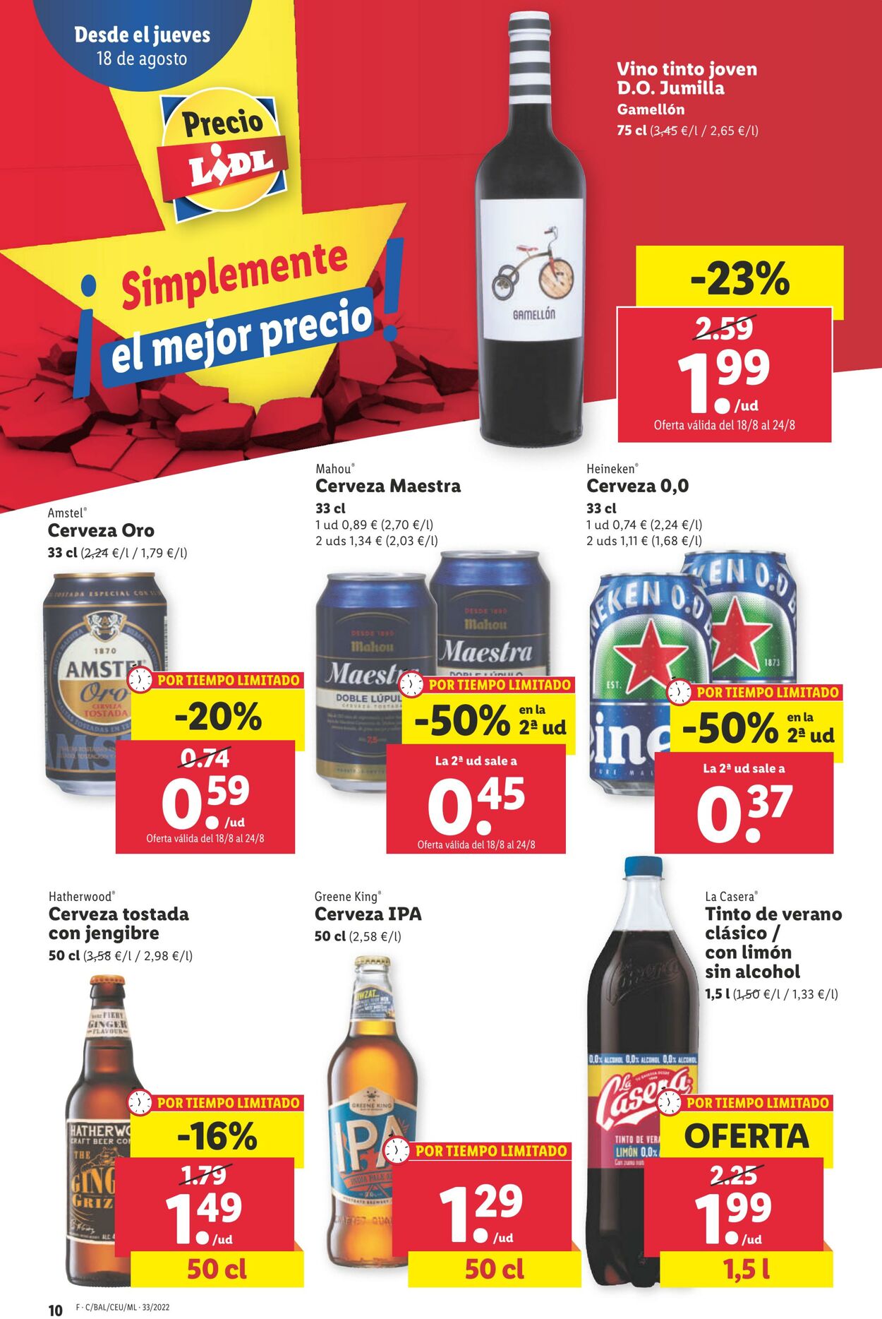 Folleto Lidl 18.08.2022 - 24.08.2022