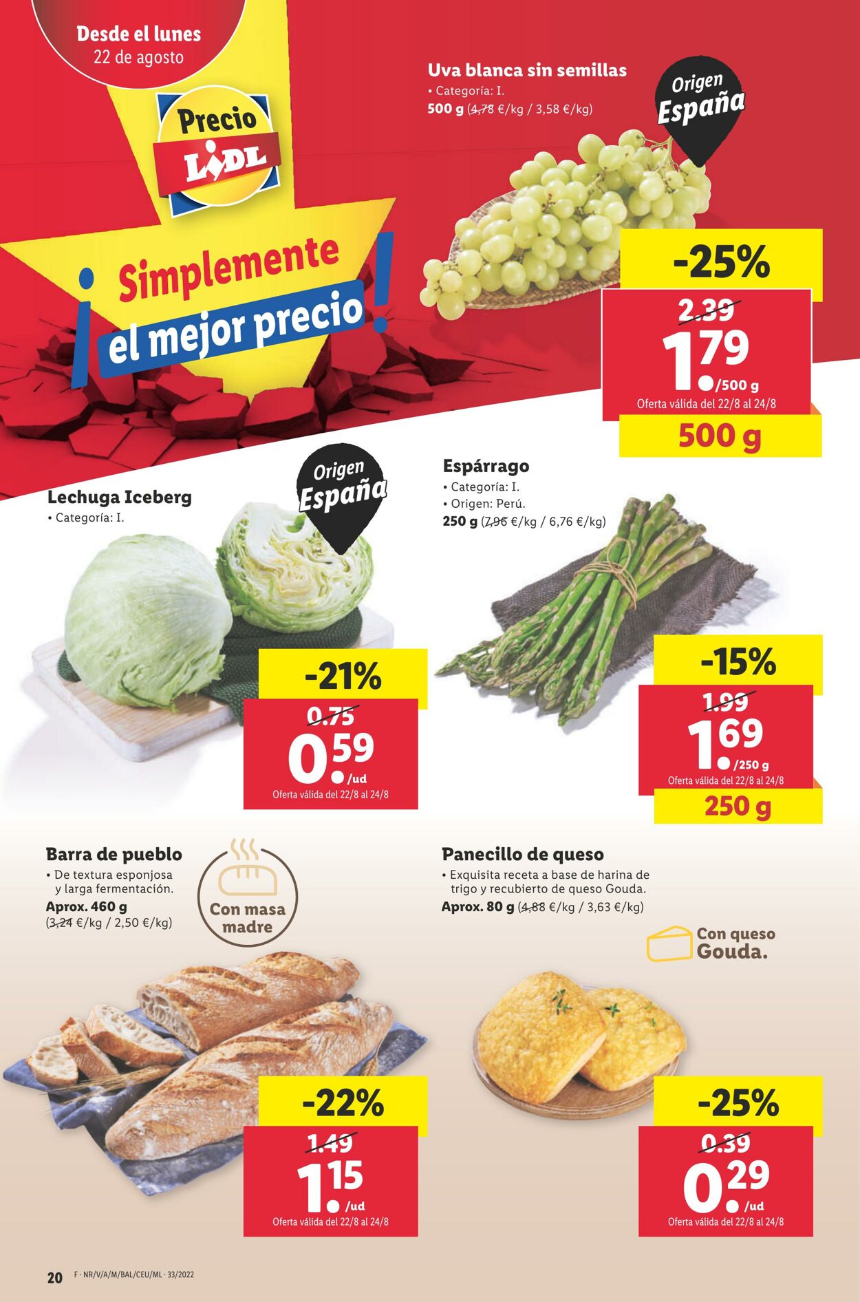 Folleto Lidl 18.08.2022 - 24.08.2022