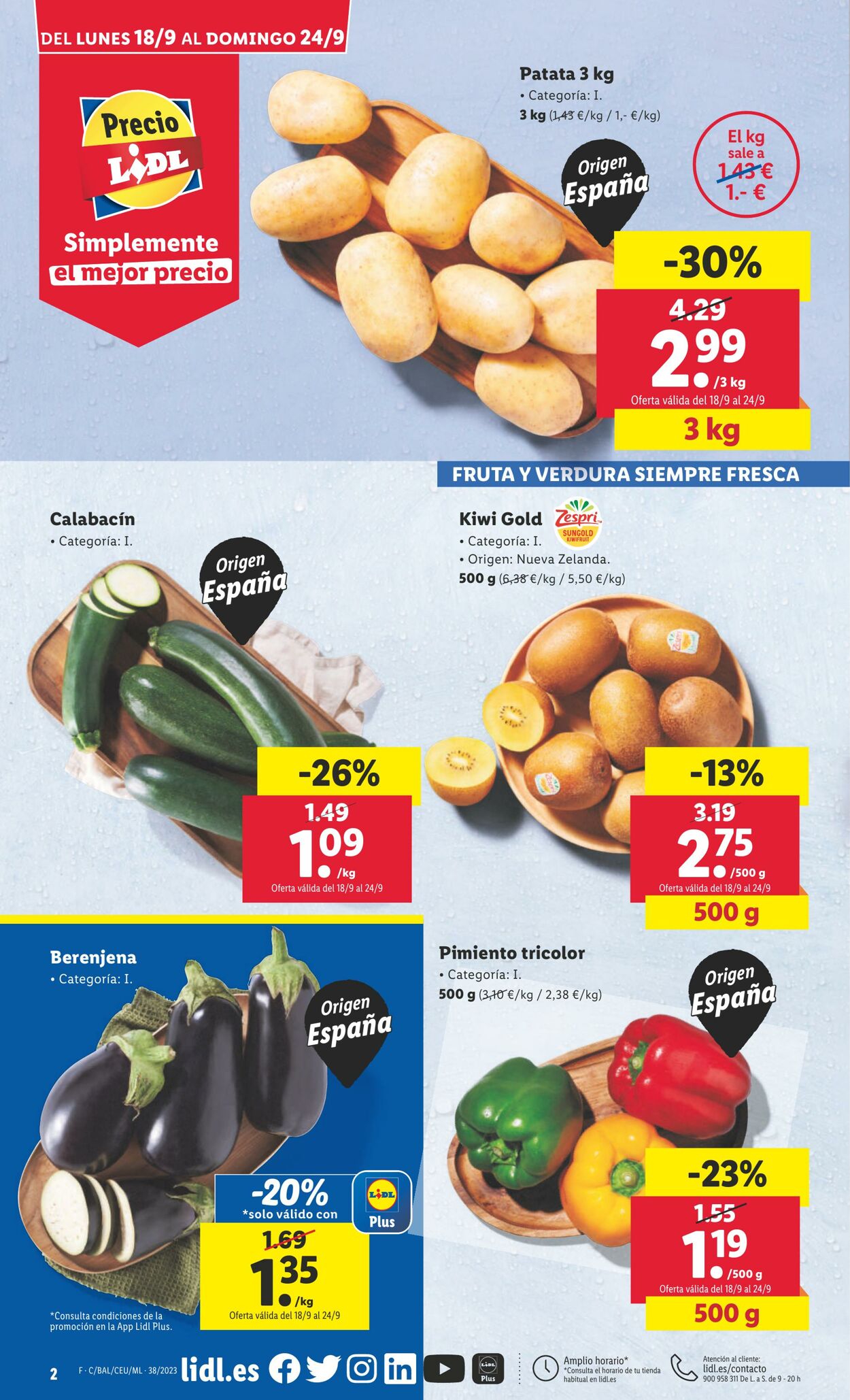 Folleto Lidl 18.09.2023 - 24.09.2023