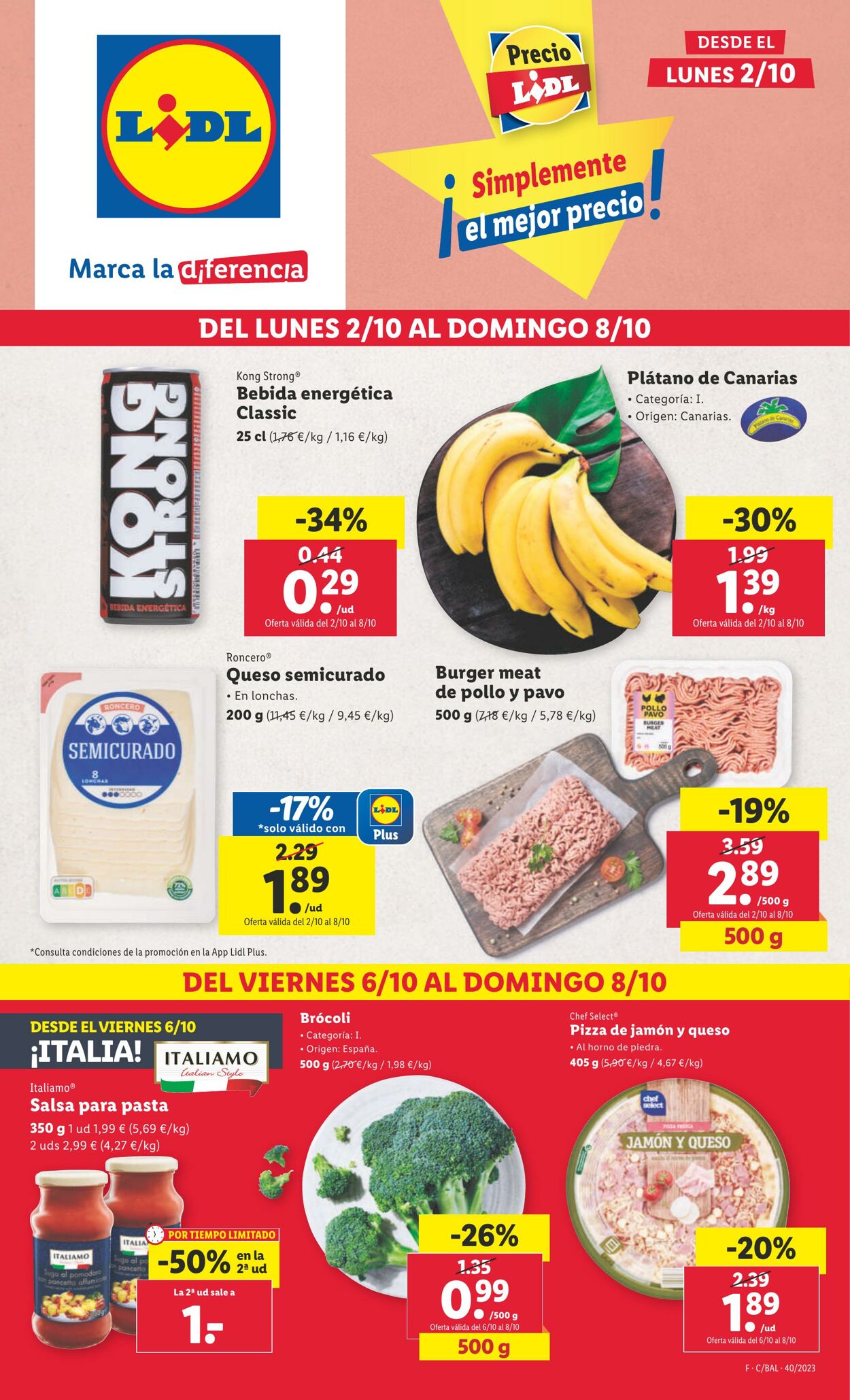 Folleto Lidl 02.10.2023 - 08.10.2023