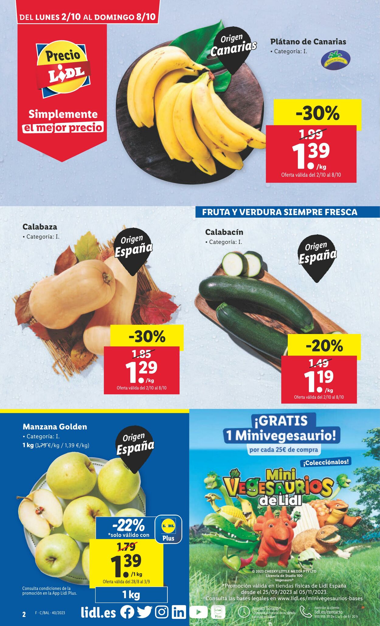 Folleto Lidl 02.10.2023 - 08.10.2023