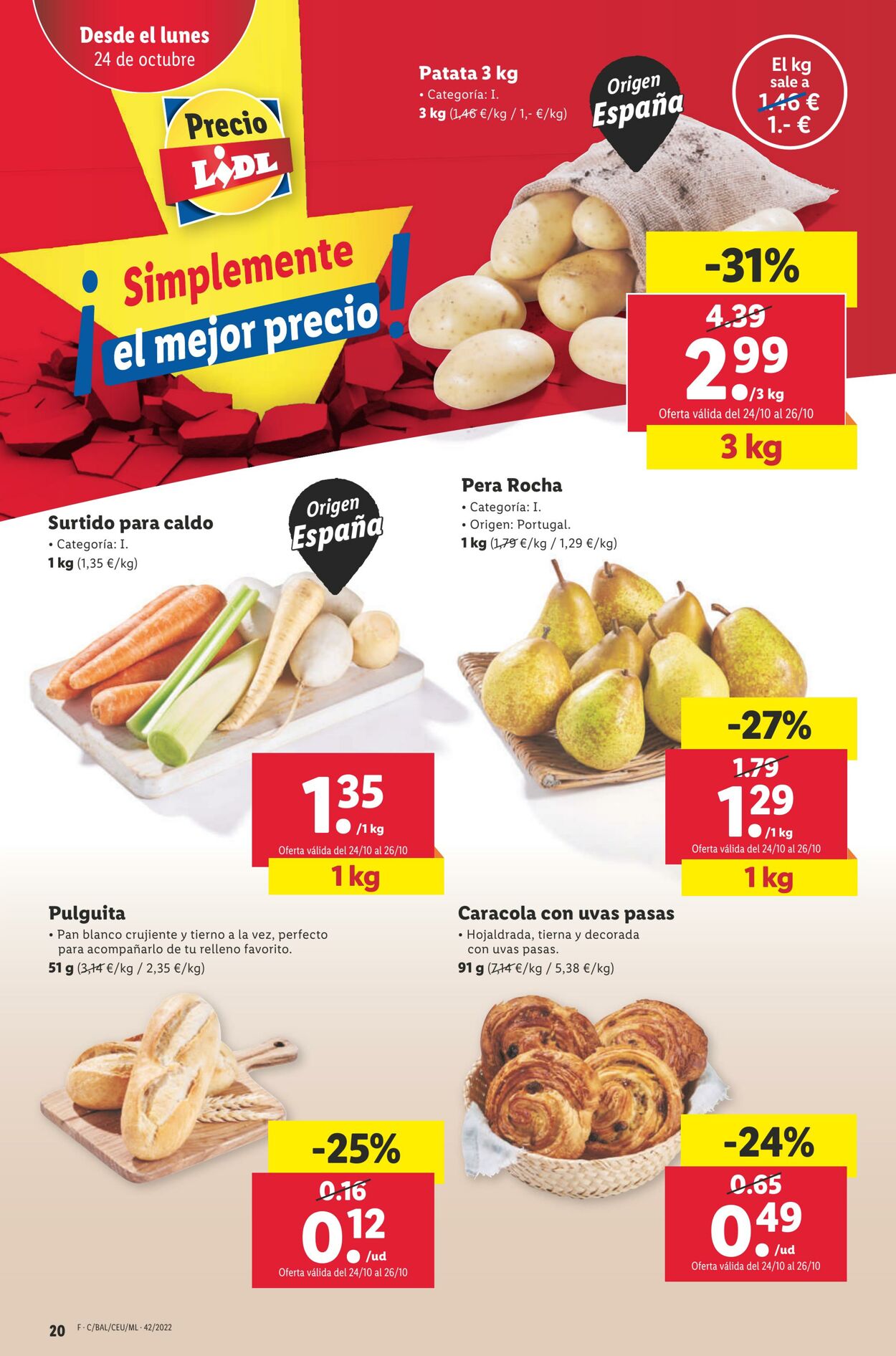 Folleto Lidl 20.10.2022 - 26.10.2022