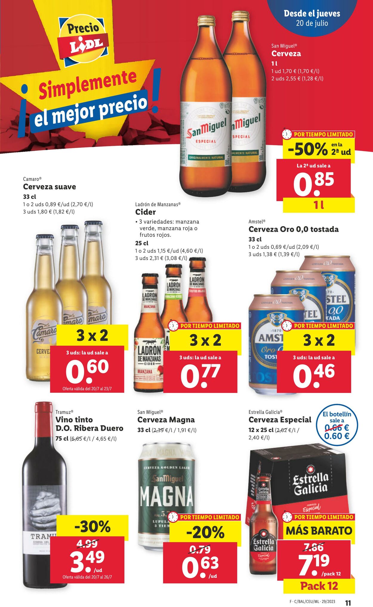 Folleto Lidl 20.07.2023 - 26.07.2023