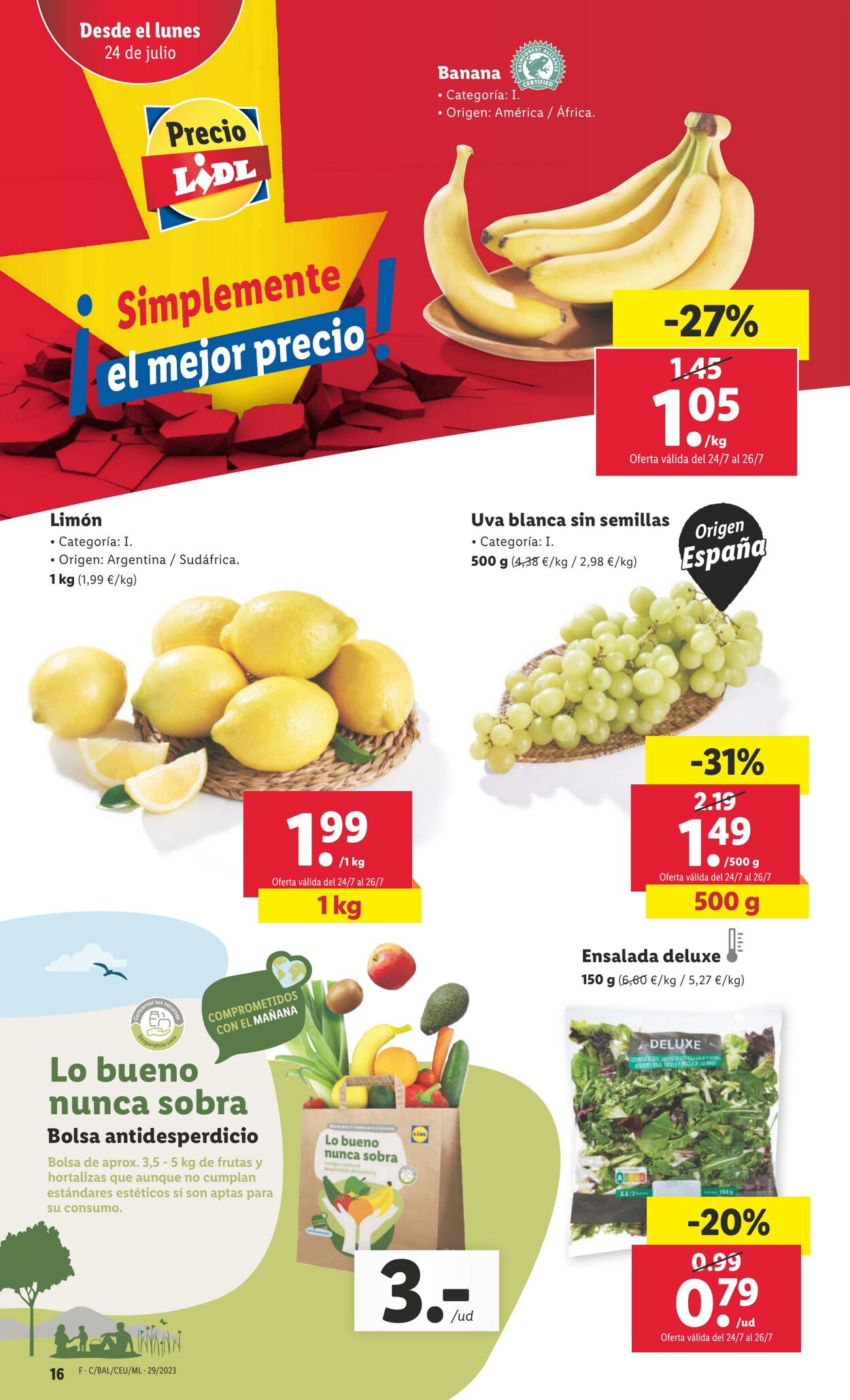 Folleto Lidl 20.07.2023 - 26.07.2023