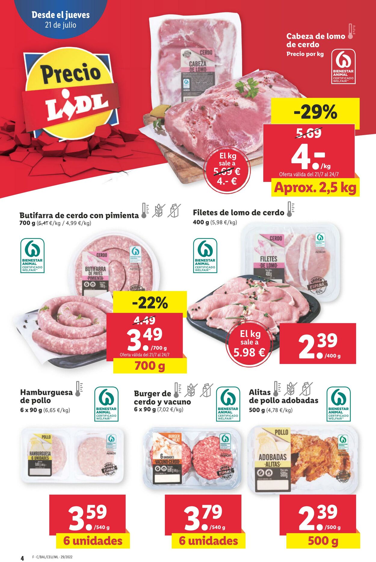 Folleto Lidl 21.07.2022 - 27.07.2022