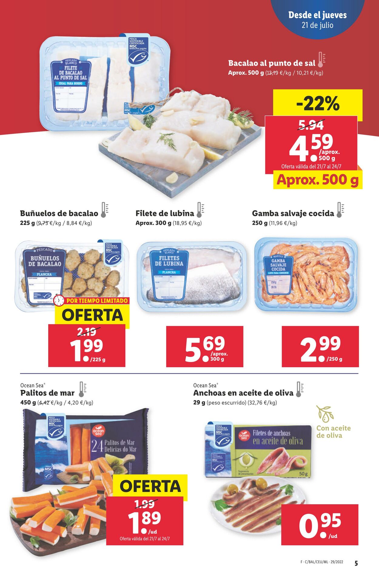 Folleto Lidl 21.07.2022 - 27.07.2022